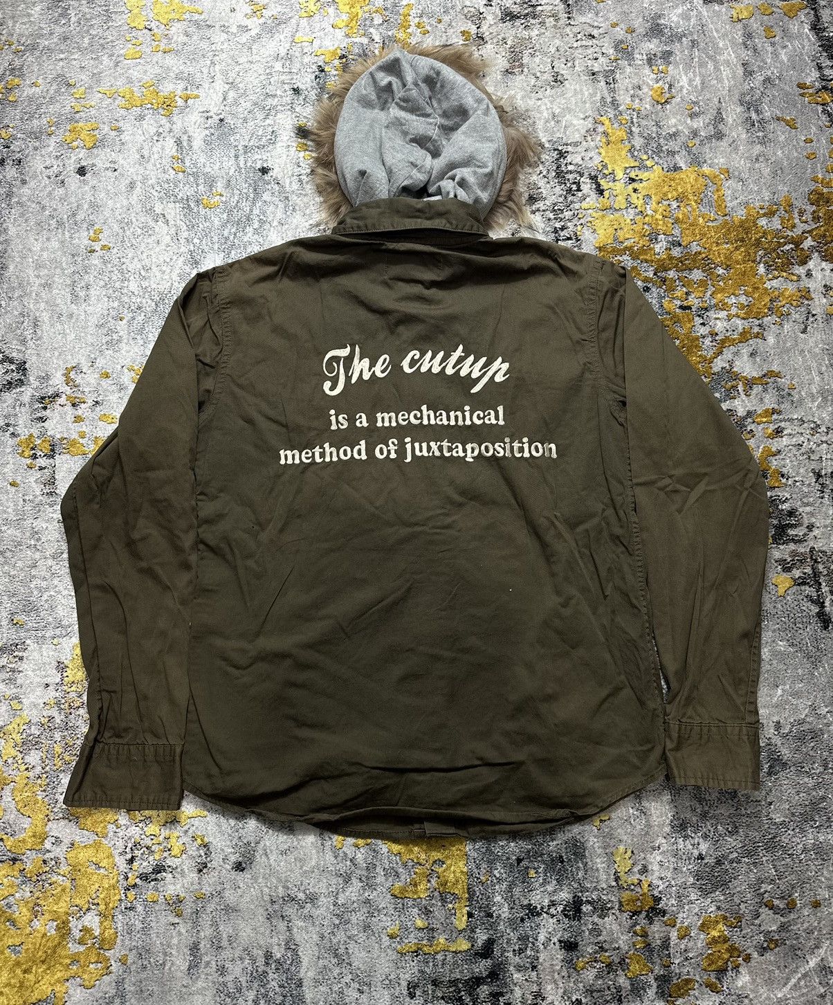 20471120 DOUBLE LAYER FUR JACKET ZIPHOODIE POEM IFSIXWASNINE STYLE Size US M / EU 48-50 / 2 - 2 Thumbnail