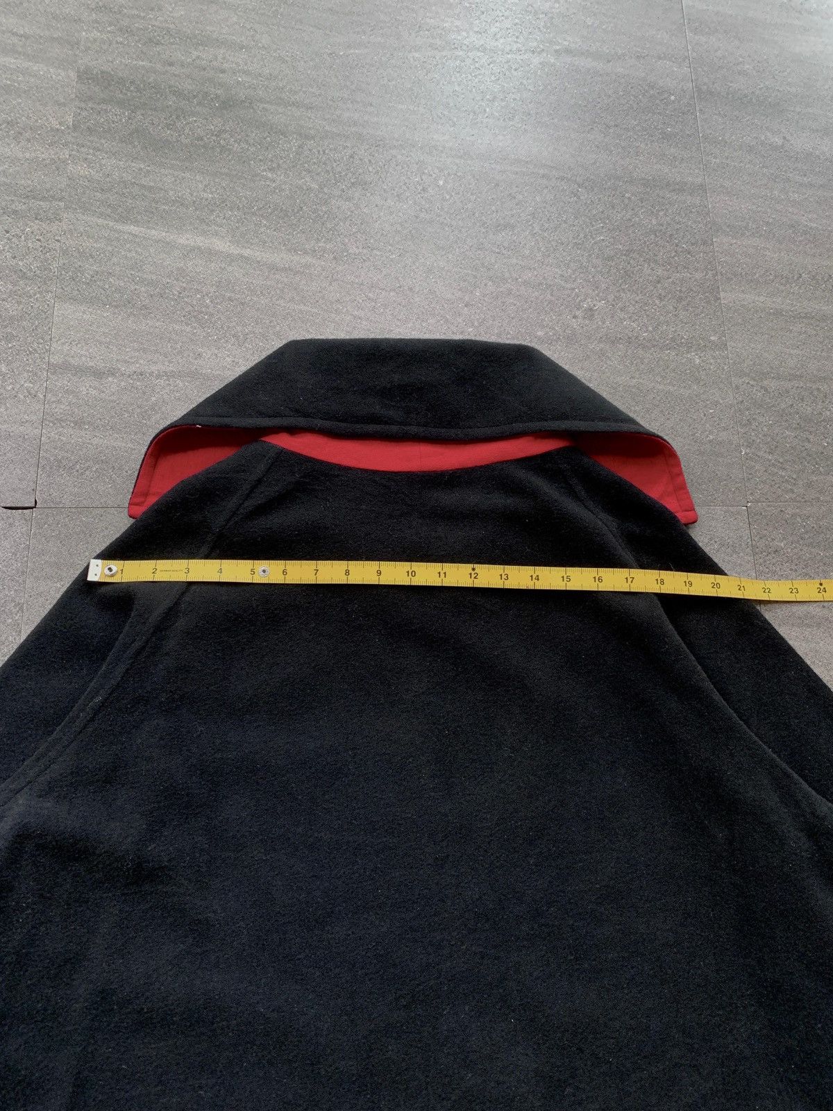 Yohji Yamamoto FREE TAX! Cashmere Blend Wide Collar Coat Size US L / EU 52-54 / 3 - 12 Thumbnail