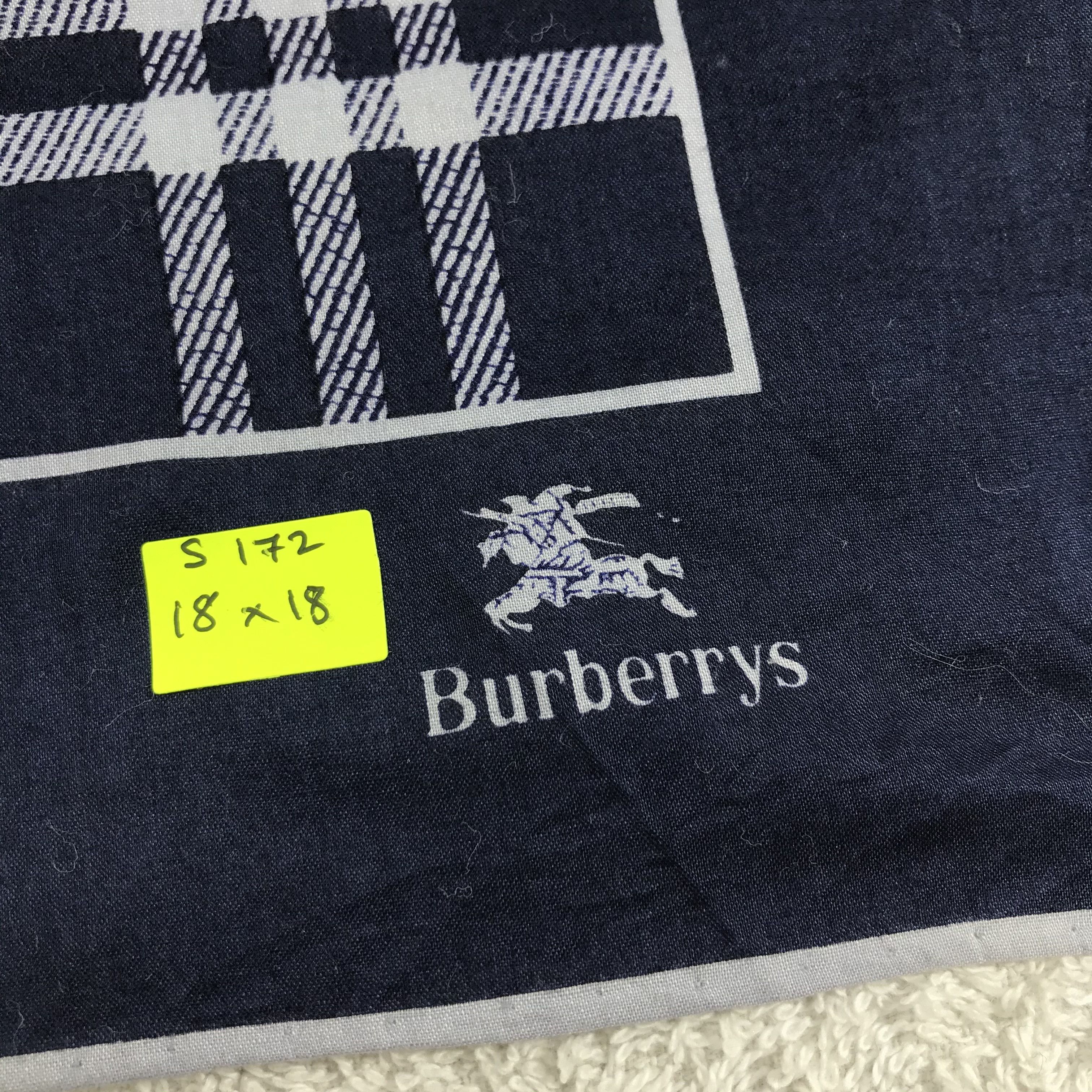 Burberry × Vintage Burberry Bandana / Handkerchief / Neckerchief - S172 Size ONE SIZE - 5 Thumbnail