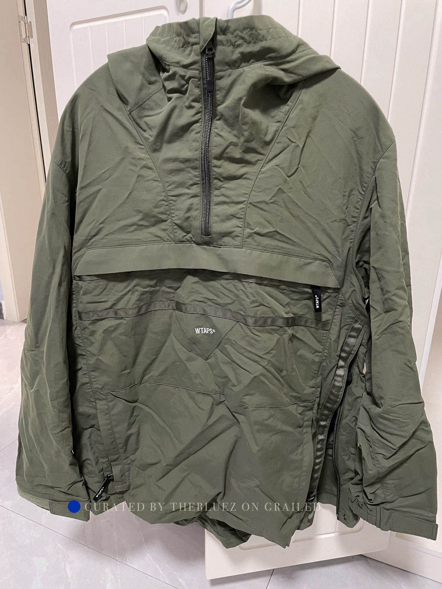 Wtaps Lightweight Half-Zip Pullover in Green Size US S / EU 44-46 / 1 - 1 Thumbnail