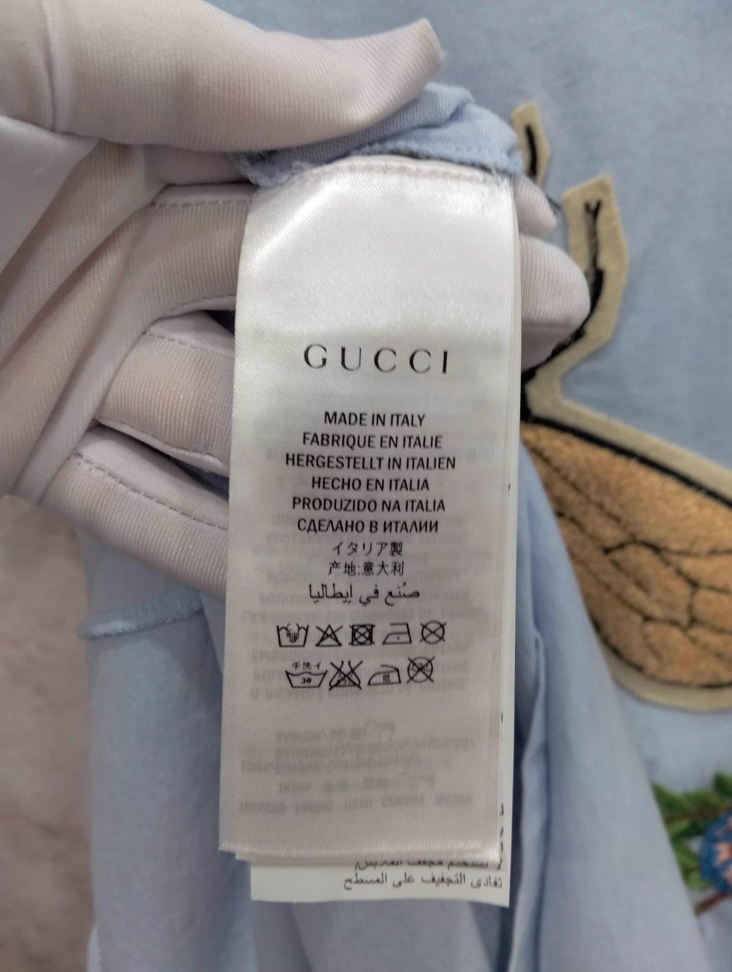 Gucci GUCCI Embroidered Bee Short Sleeve Tee XS Size US XS / EU 42 / 0 - 4 Thumbnail