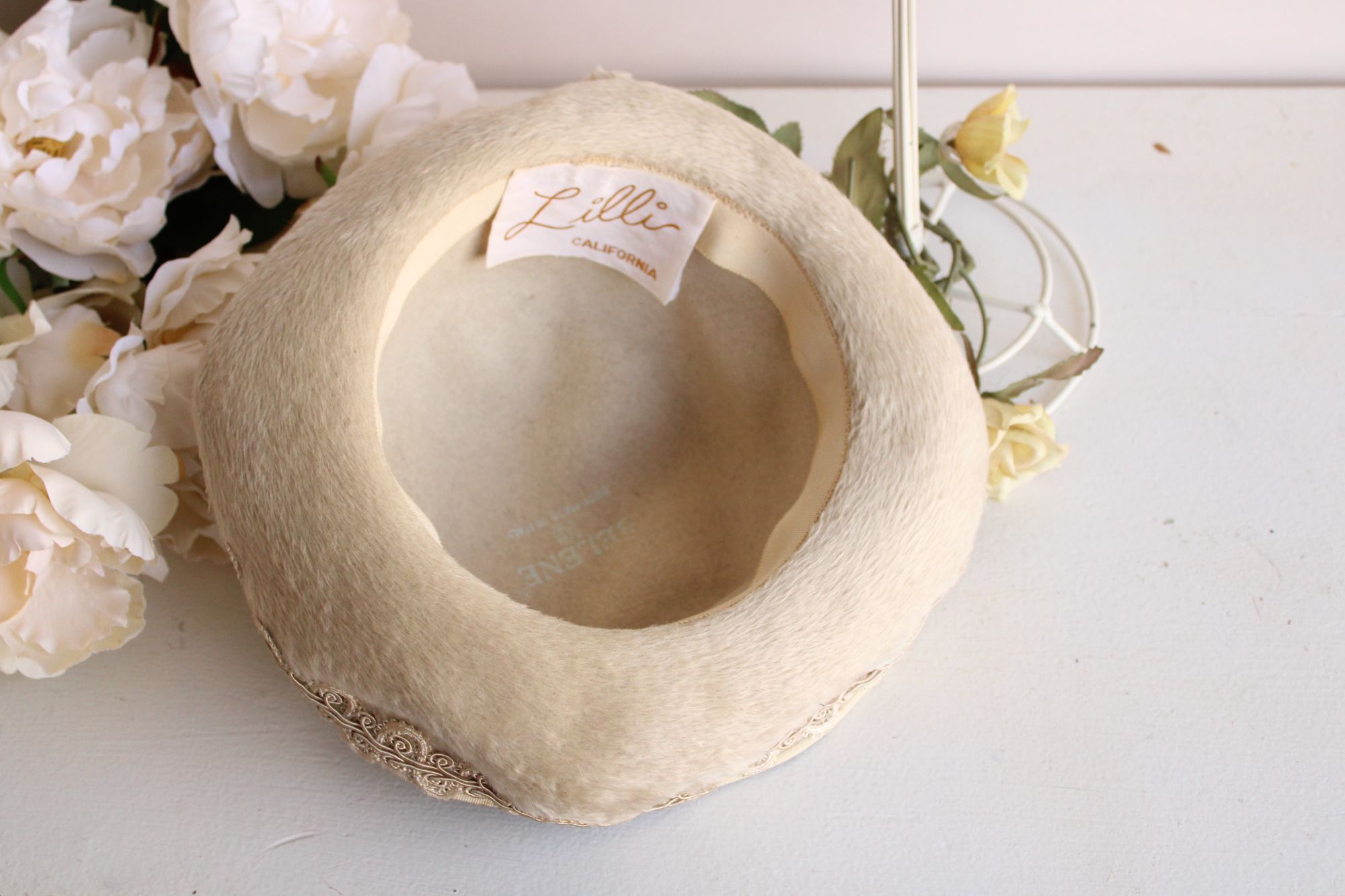 Vintage Vintage 1960s womens Hat, Lilli of California Faux Fur Wool Size ONE SIZE - 5 Thumbnail