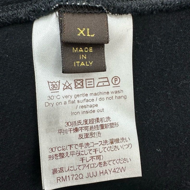 Louis Vuitton Louis Vuitton Louis Vuitton Black ZipUp Hoodie for Men-250 Size US XL / EU 56 / 4 - 4 Thumbnail
