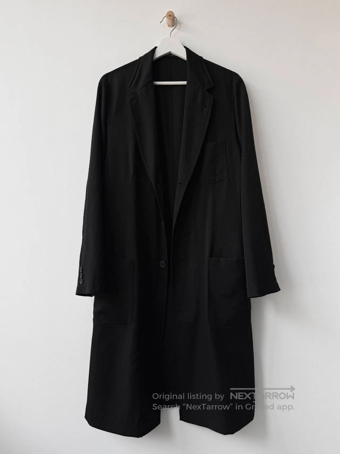 Yohji Yamamoto Yohji Yamamoto 21AW Gaba Wool Trench Coat. Size US M / EU 48-50 / 2 - 1 Thumbnail
