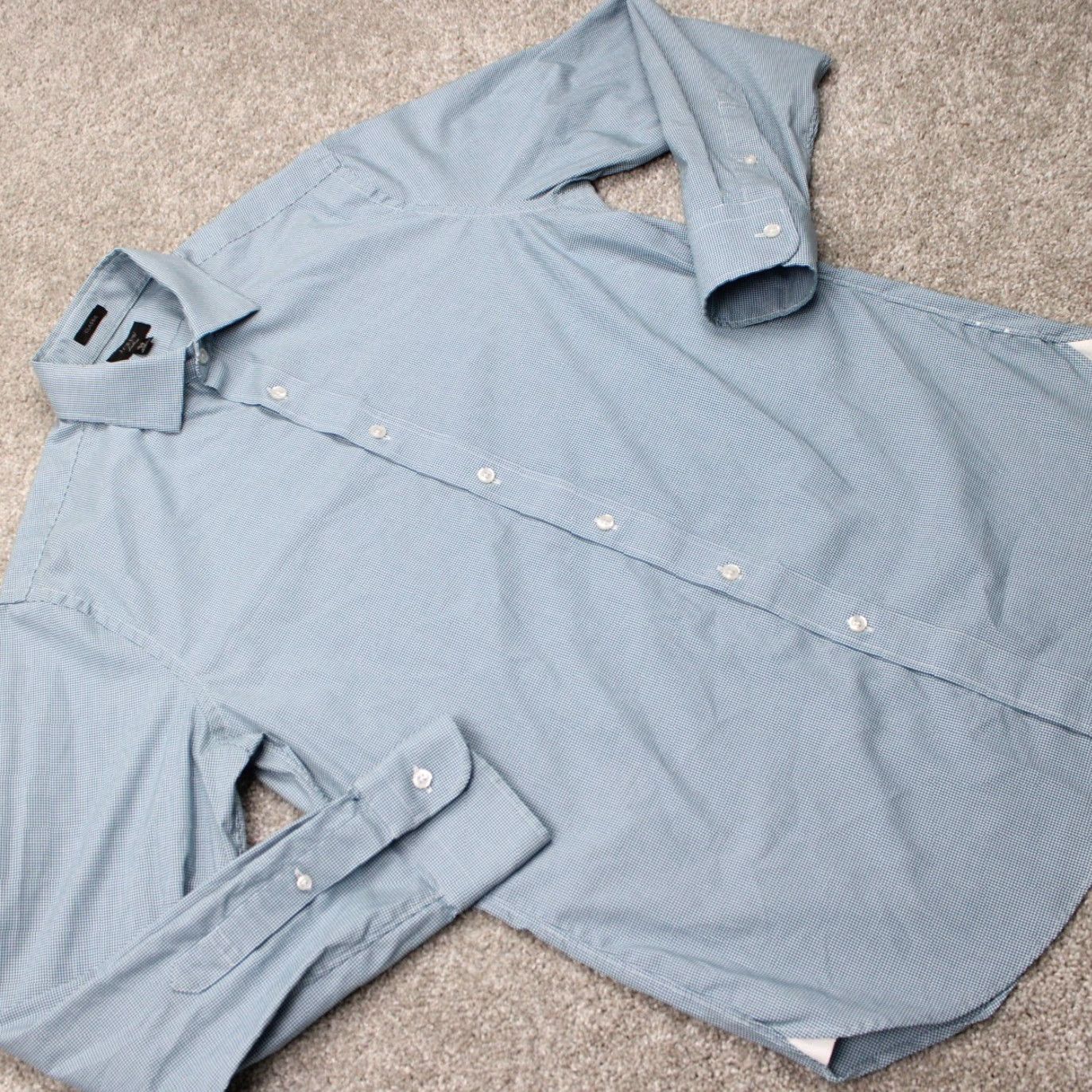 J.Crew J.CREW Ludlow Shirt Mens 15 1/2, 34 Blue/White Classic Fit Cotton Stretch L/S Shirt Size US L / EU 52-54 / 3 - 7 Thumbnail
