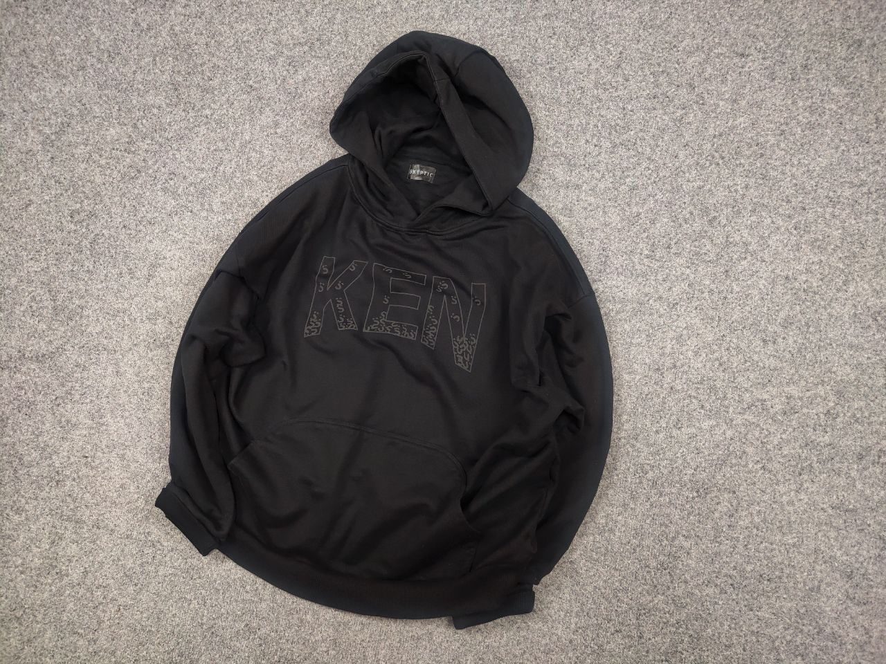 Le Grande Bleu (L.G.B.) Skeptic Design Ken black logo Oversized Hoodie Size US M / EU 48-50 / 2 - 3 Thumbnail