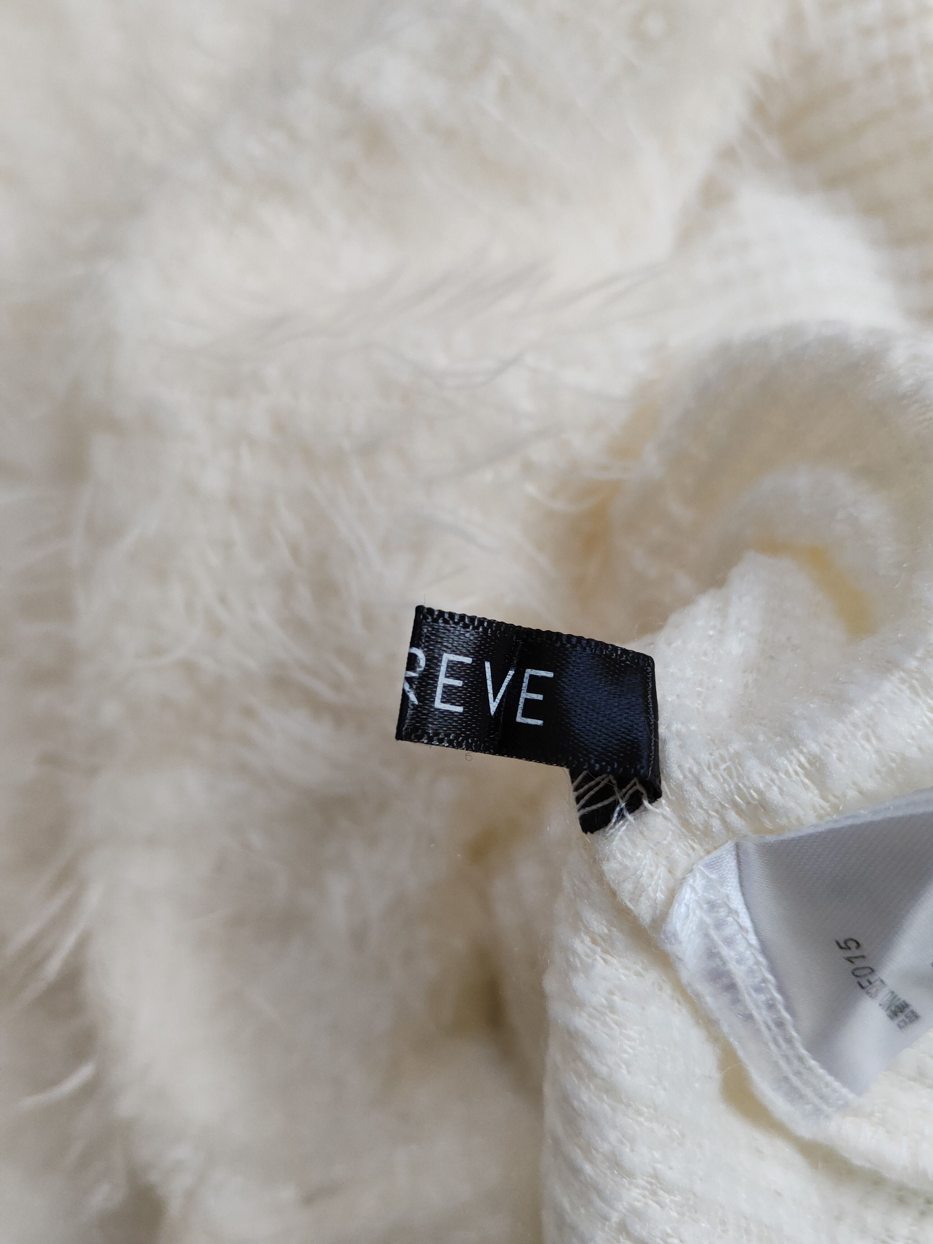 Aran Isles Knitwear Sureve Ivory Shag Shaggy Fur Mohair Knitwear #S2057 Size L / US 10 / IT 46 - 11 Thumbnail