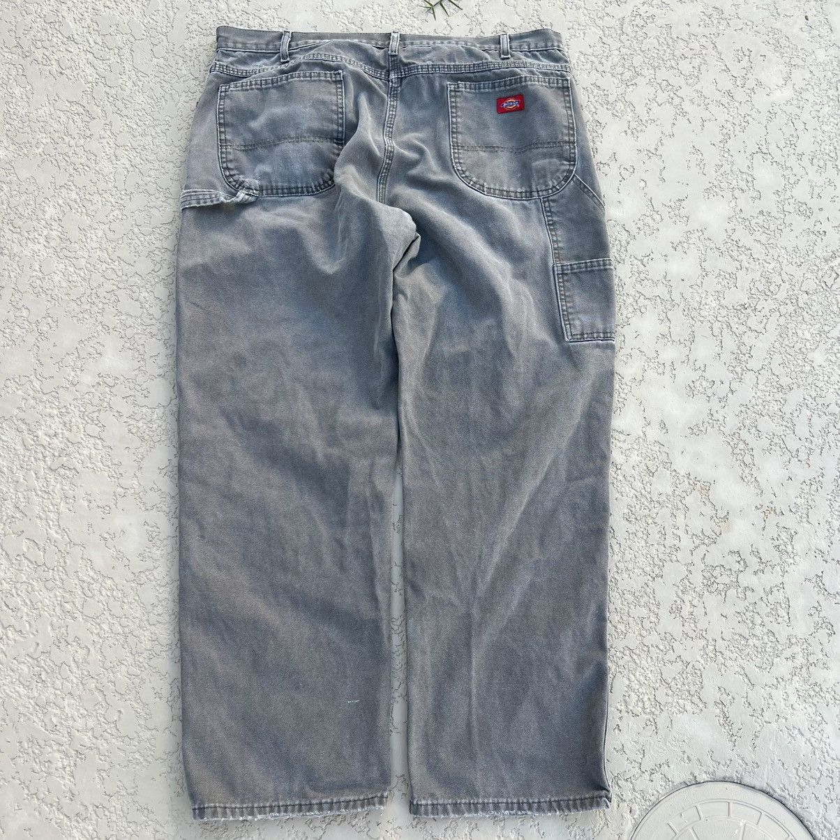 Dickies vintage 2000s green/grey faded dickies carpenter pantw Size US 40 / EU 56 - 5 Thumbnail
