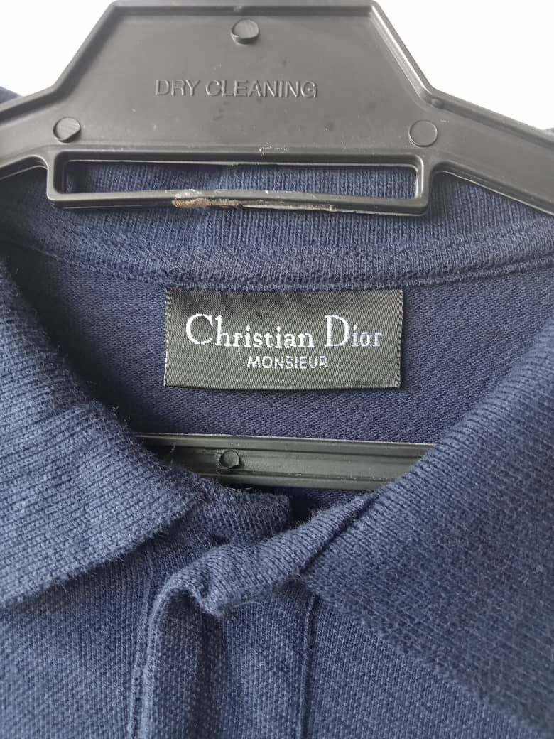 Christian Dior Monsieur Viintage Christian Dior Crown Logo Button Collar T shirt Size US M / EU 48-50 / 2 - 2 Thumbnail