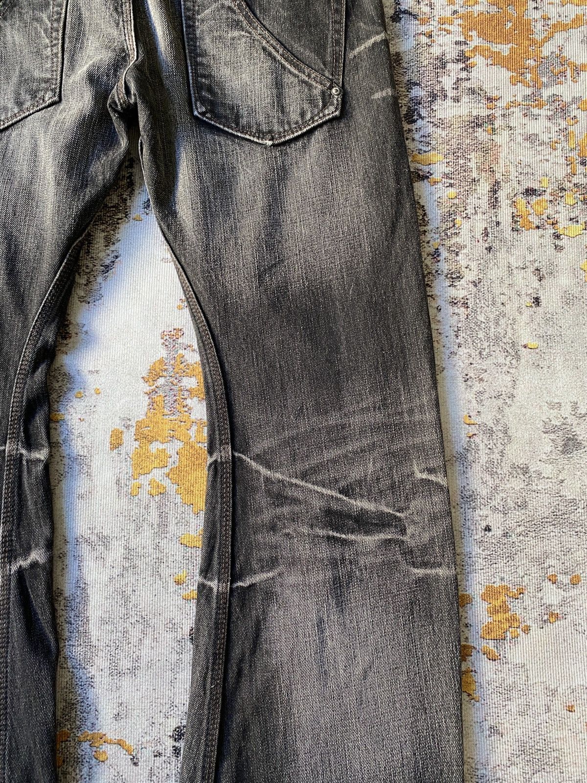 Tornado Mart Nico Club For Men NCFM Claws Mark Design Flare Denim Size US 34 / EU 50 - 18 Thumbnail