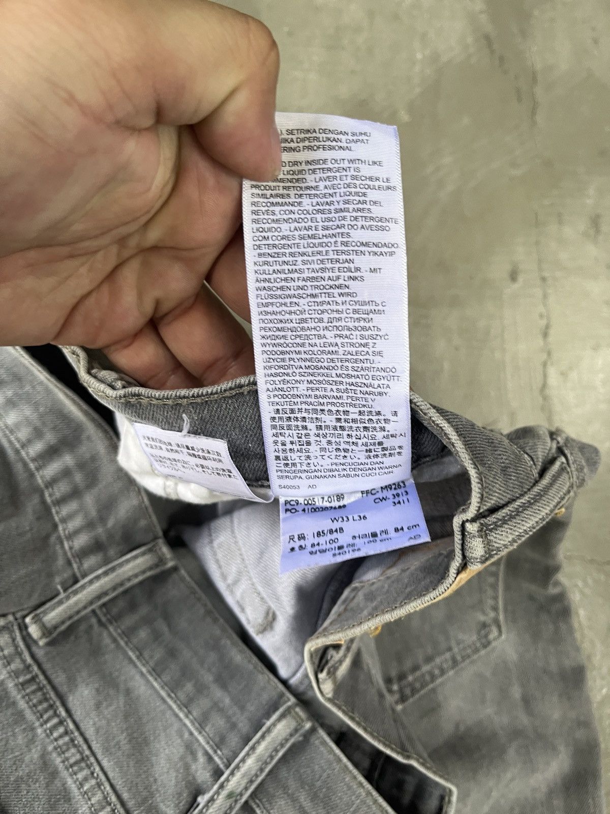 Levi's Vintage 90s Levis 517 Paint Splatter Junya Helmut Lang Style Size US 33 - 10 Thumbnail