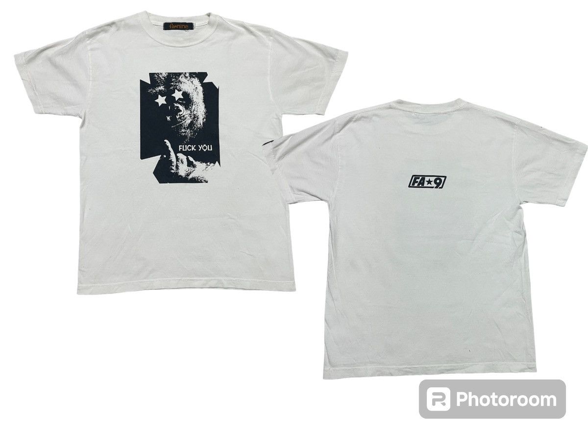 Japanese Brand RARE VINTAGE FA NINE TEES ‘FUCK YOU’ Size US M / EU 48-50 / 2 - 1 Thumbnail