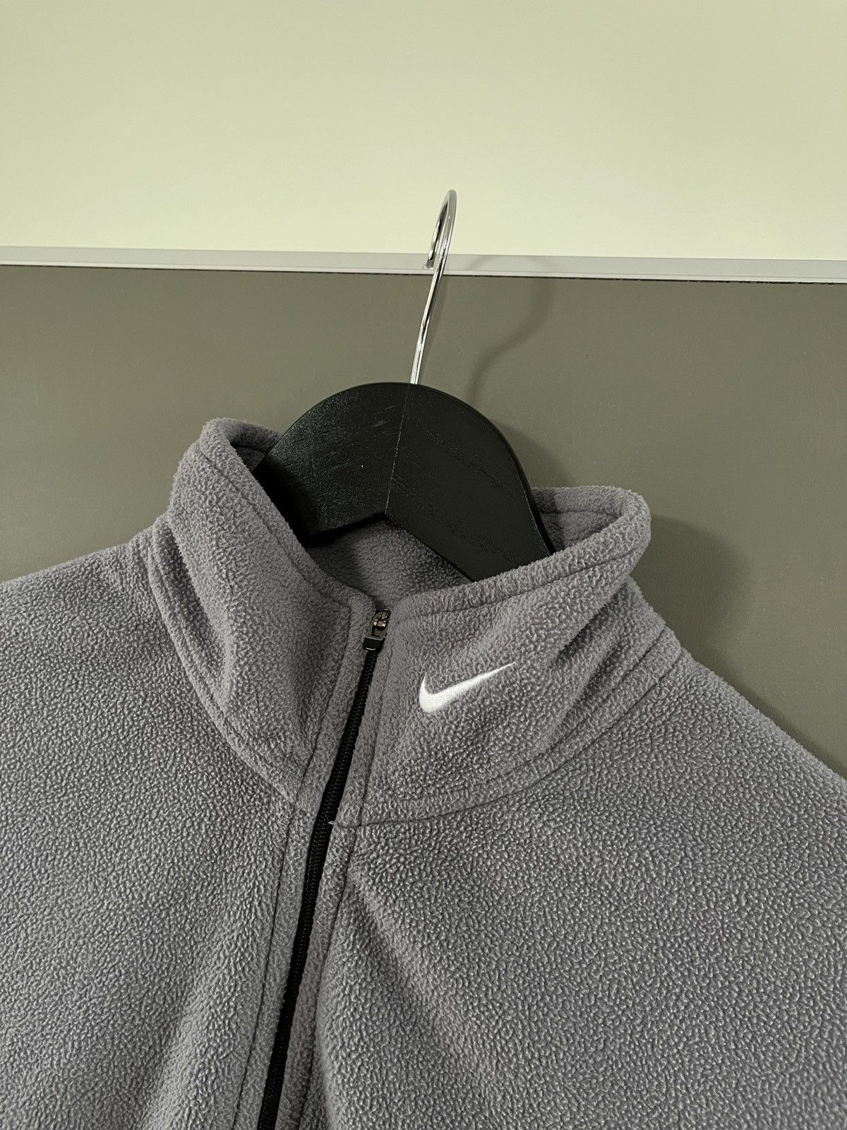 Nike × Vintage Nike Vintage Gray Fleece 1/3 Sweatshirt Size US S / EU 44-46 / 1 - 9 Thumbnail