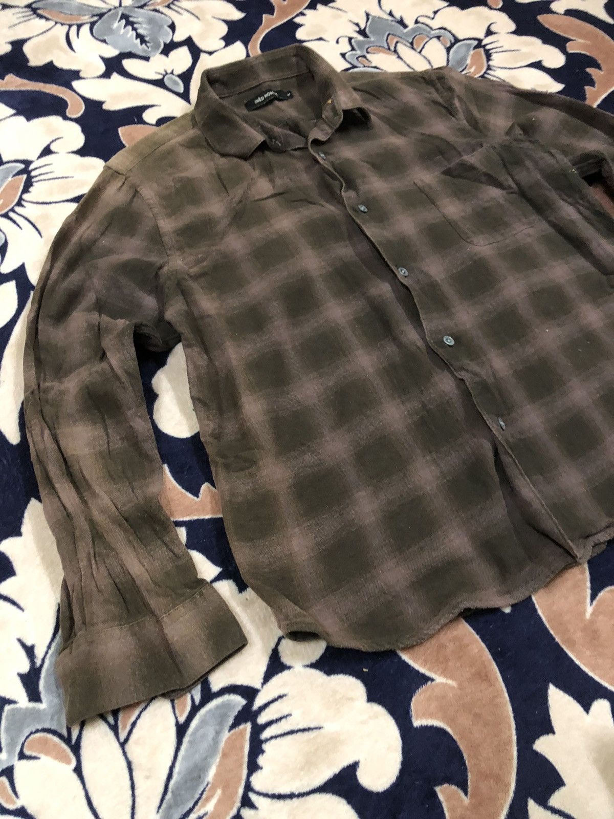 Flannel × Japanese Brand IN’ED Homme Flannel Japan Size US M / EU 48-50 / 2 - 3 Thumbnail