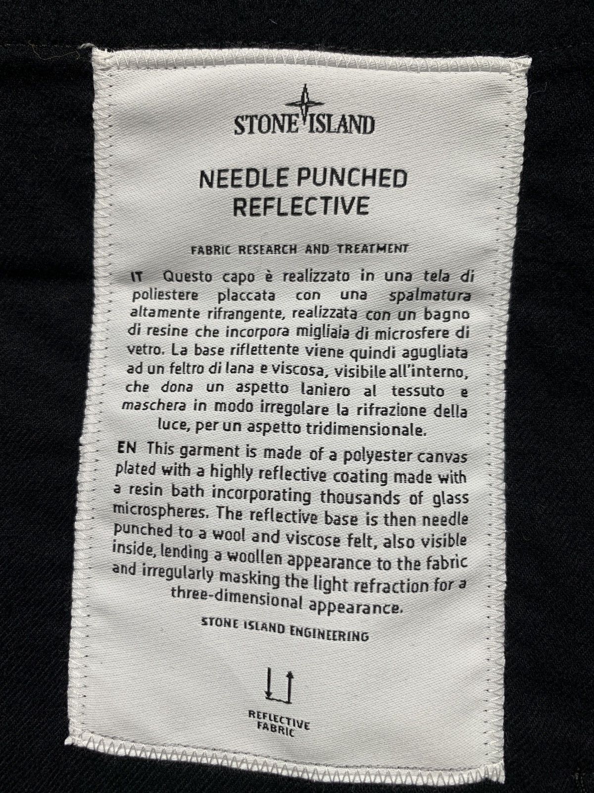Designer × Stone Island Stone island needle punched reflective rare Size US M / EU 48-50 / 2 - 13 Thumbnail
