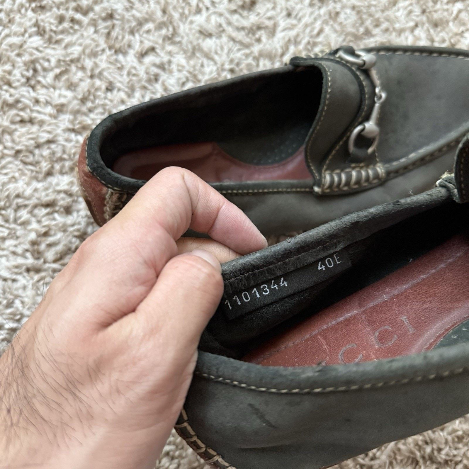 Gucci Vintage Gucci Horsebit Loafers Green Leather Size 40 / USA 7 Size US 7 / EU 40 - 8 Thumbnail