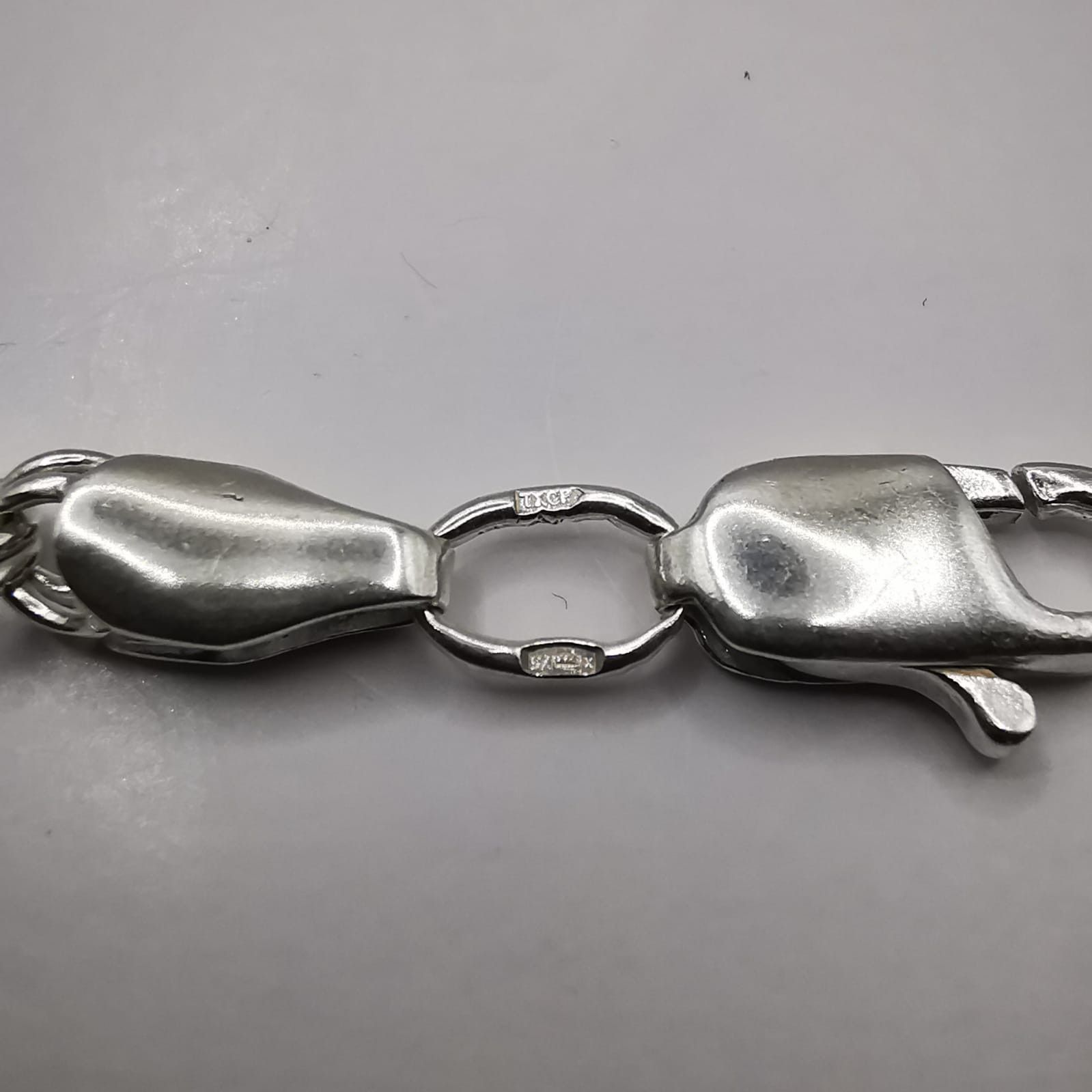 Sterling Silver Vintage Jewelry Chain, 925 Sterling Silver, Signed , 19,90g Size ONE SIZE - 6 Thumbnail