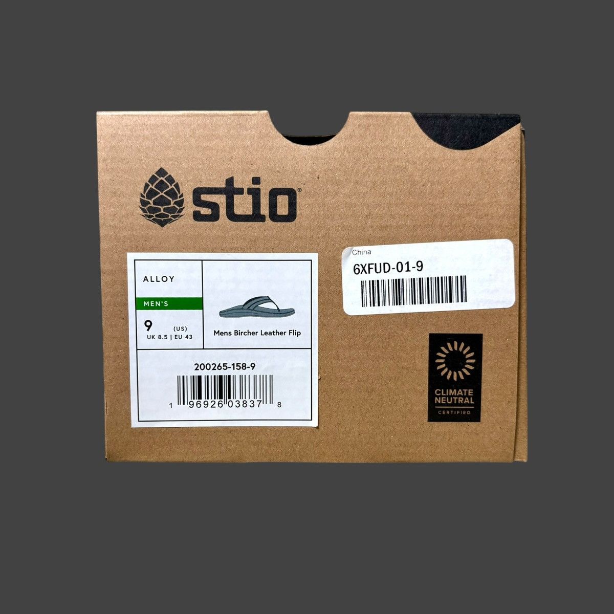 Stio Stio Men’s Alloy Gray Green Custom Leather Flip-Flops Sz 9 Size US 9 / EU 42 - 11 Thumbnail