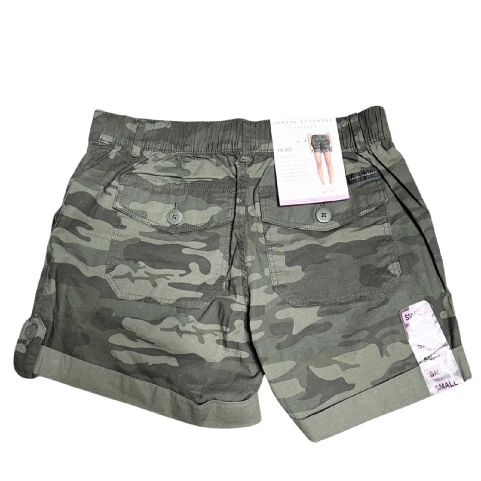 Sanctuary New with Tags Sanctuary Social Standard Camo Utility Shorts Size 27" / US 4 / IT 40 - 11 Thumbnail
