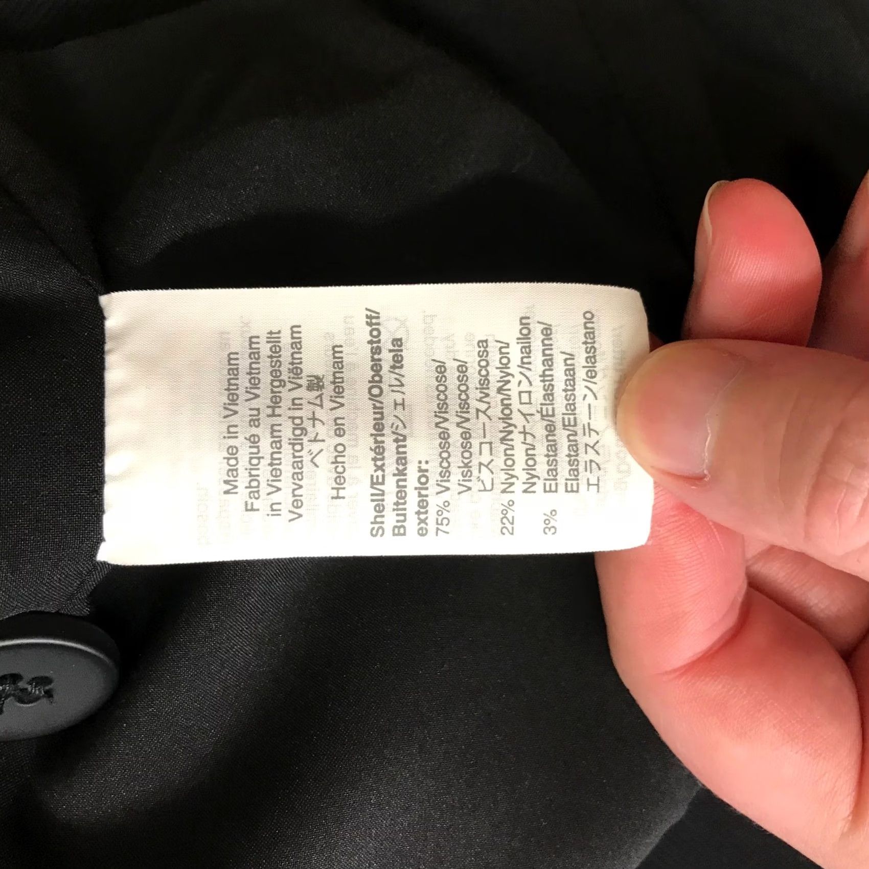 Madewell Madewell Black Collarless Single Button Blazer Jacket Women 6 Regular Long Sleeve Tailored Viscose Blend/0? Size M / US 6-8 / IT 42-44 - 8 Thumbnail