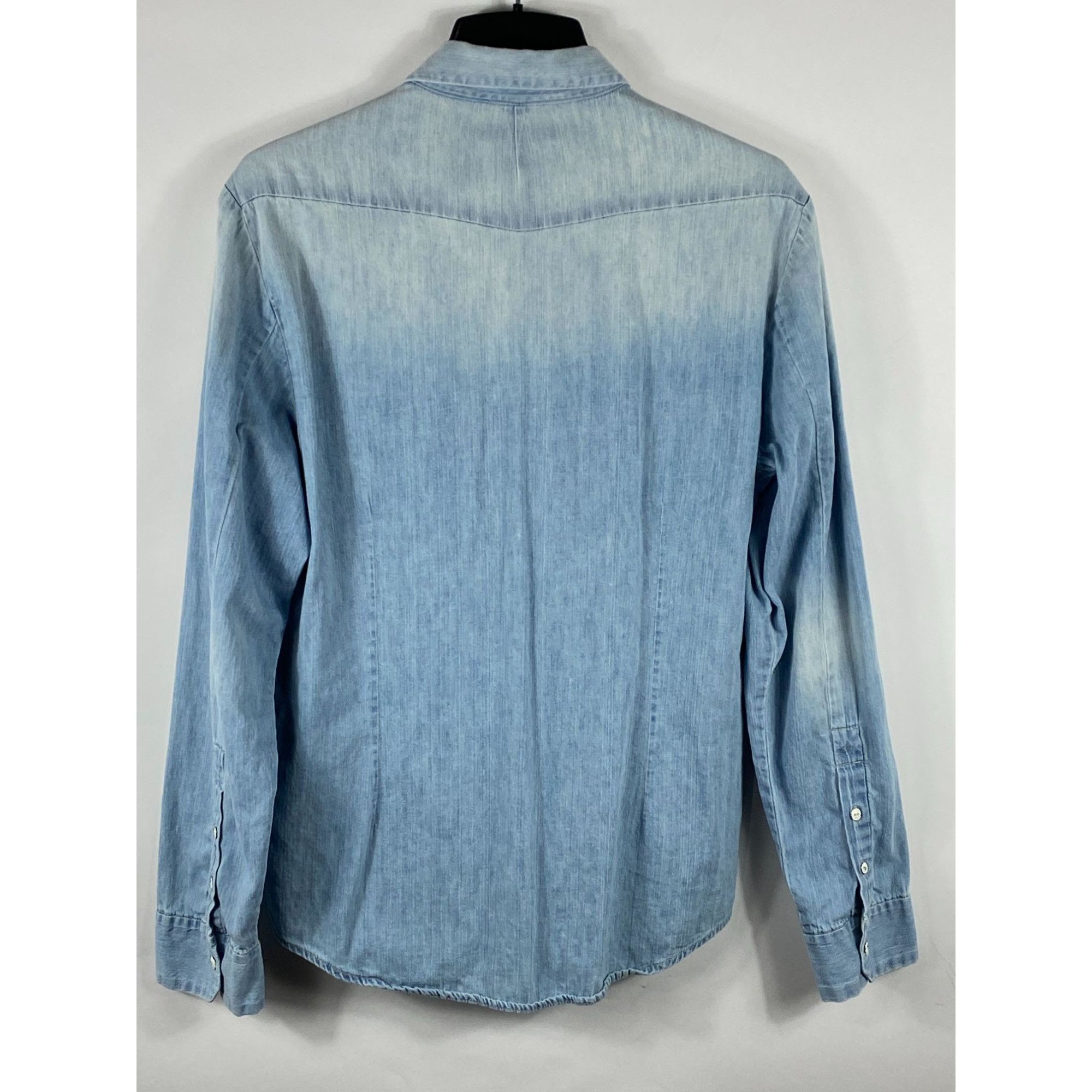 Calvin Klein Calvin Klein Jeans Button Down 2-Pocket Long Sleeve Denim Sh Size US L / EU 52-54 / 3 - 2 Thumbnail