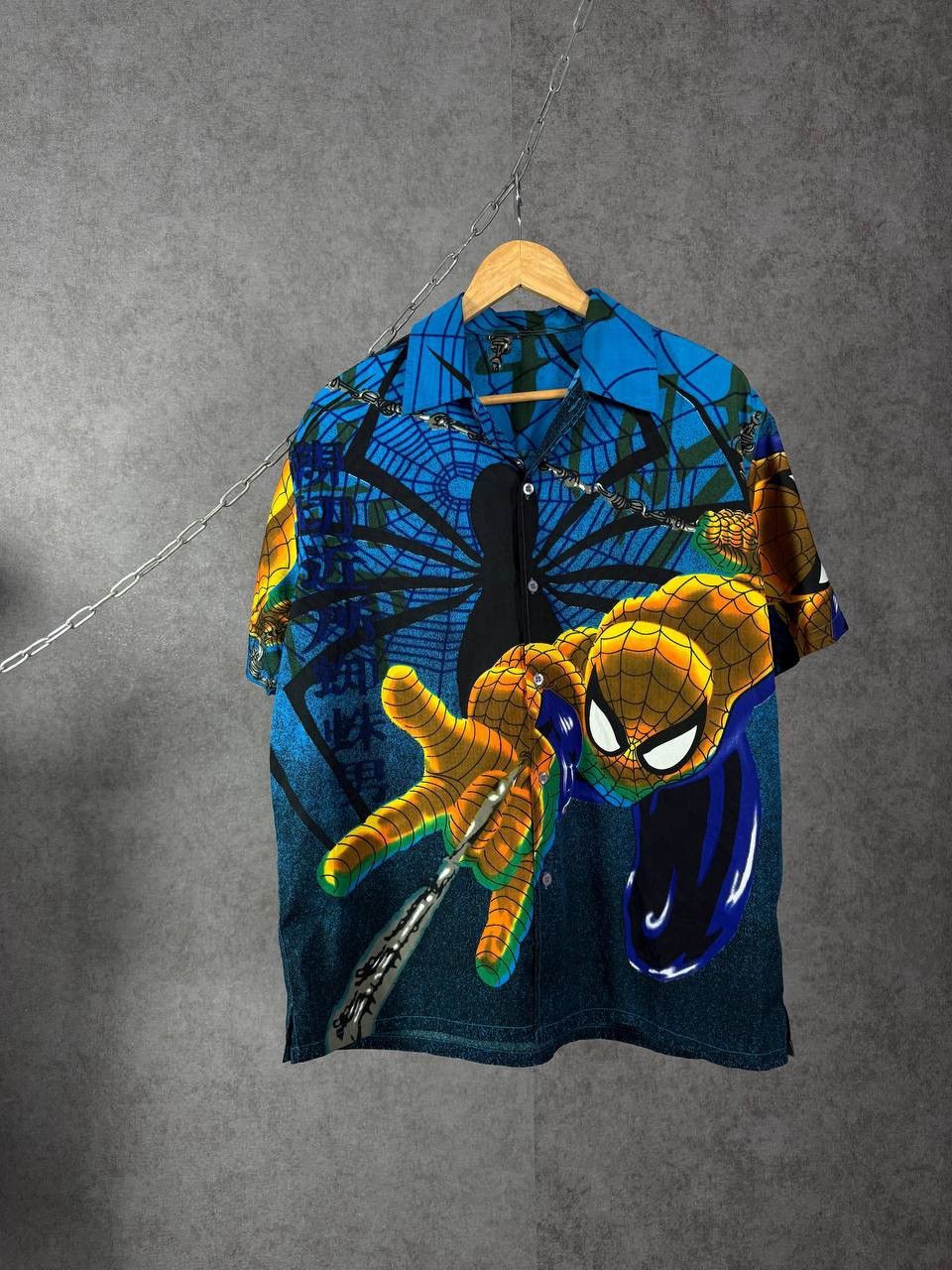 Marvel Comics Spider Man Marvel vintage overprinted shirt Size US L / EU 52-54 / 3 - 1 Thumbnail