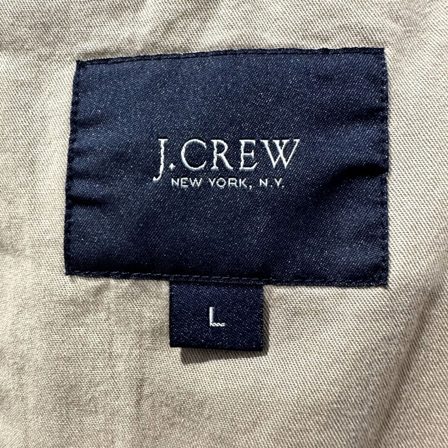 J.Crew J.CREW Blazer Mens Large Blue Pinstripe Unconstructed Ludlow Sport Coat Jacket Size 42R - 5 Thumbnail