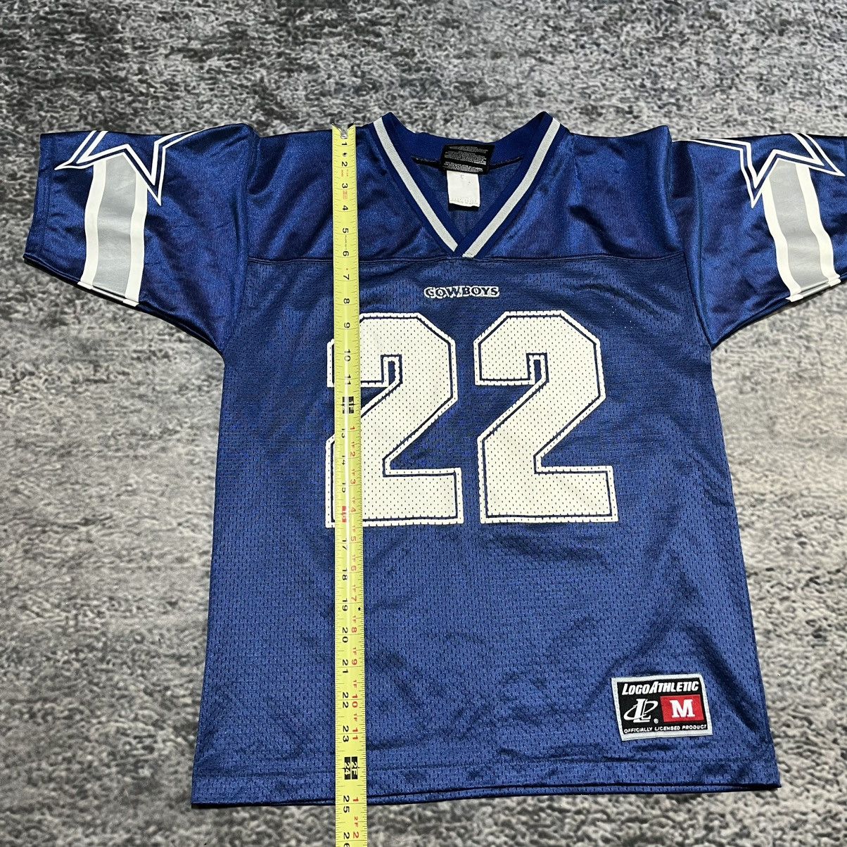 Logo Athletic VINTAGE 90s EMMITT SMITH #22 DALLAS COWBOYS JERSEY XS Size US XS / EU 42 / 0 - 10 Thumbnail