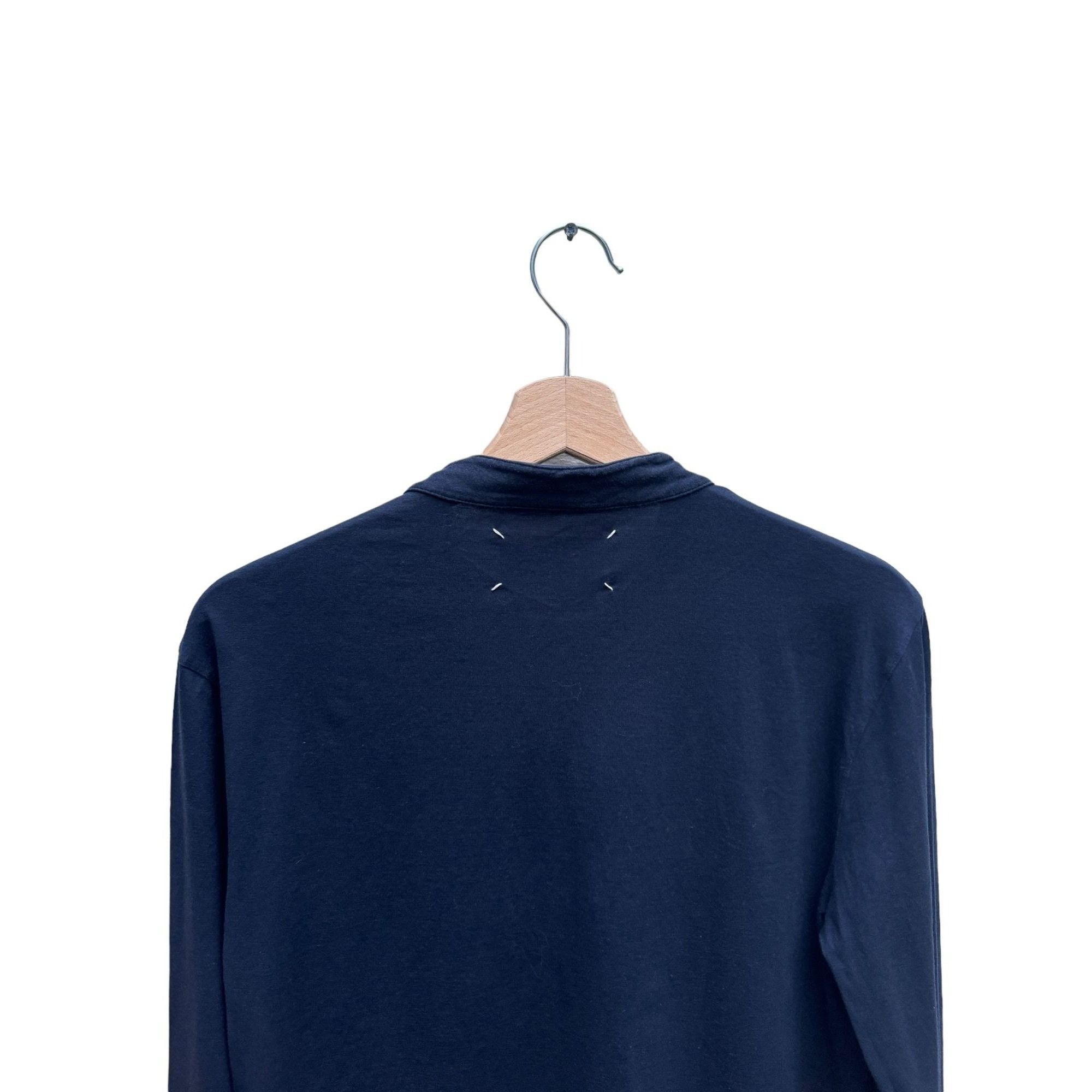 Maison Margiela Navy 4-Stitches Buttoned Shirt Size US S / EU 44-46 / 1 - 2 Thumbnail