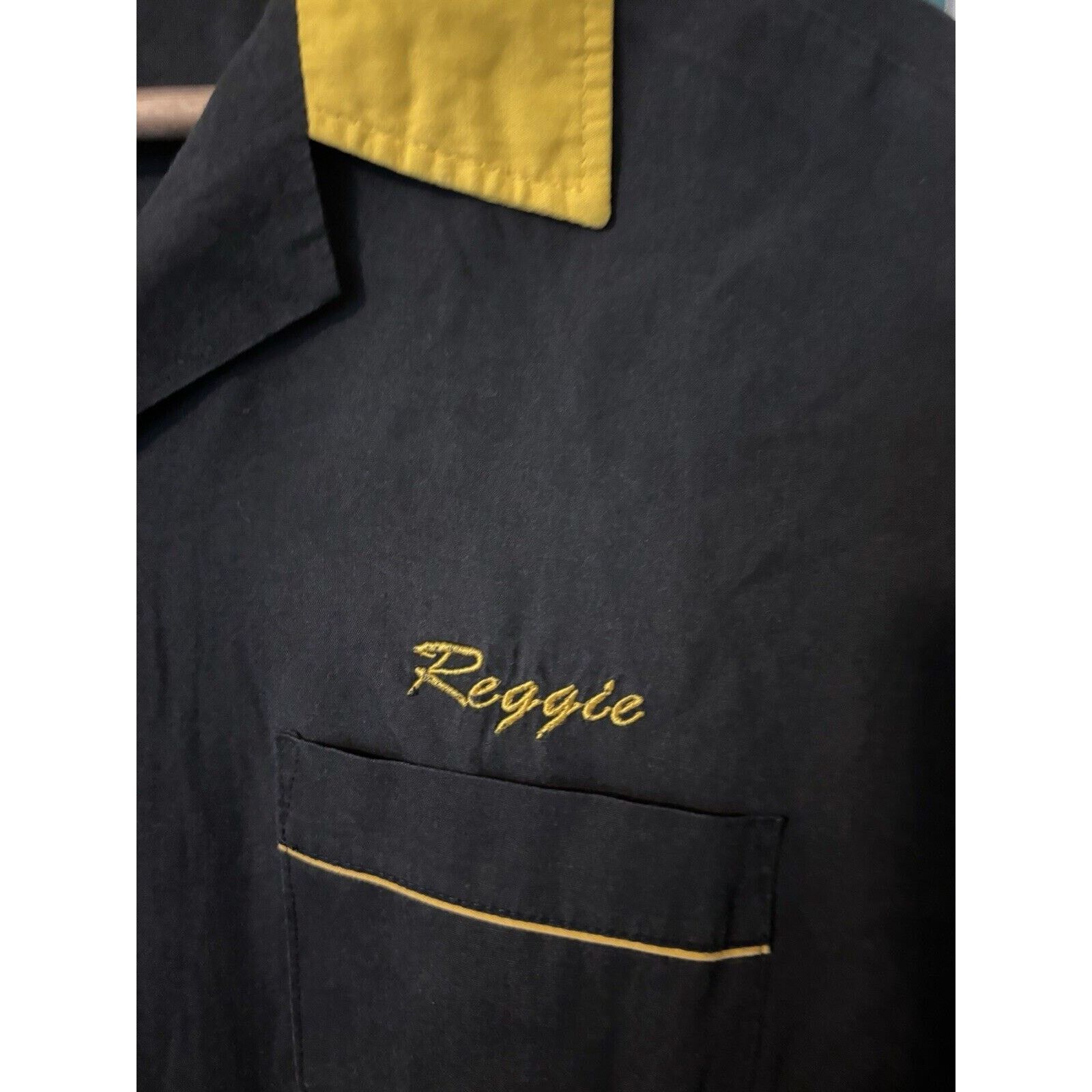Other Vintage faded black bowling Shirt Size Large Made In USA Size US L / EU 52-54 / 3 - 4 Thumbnail