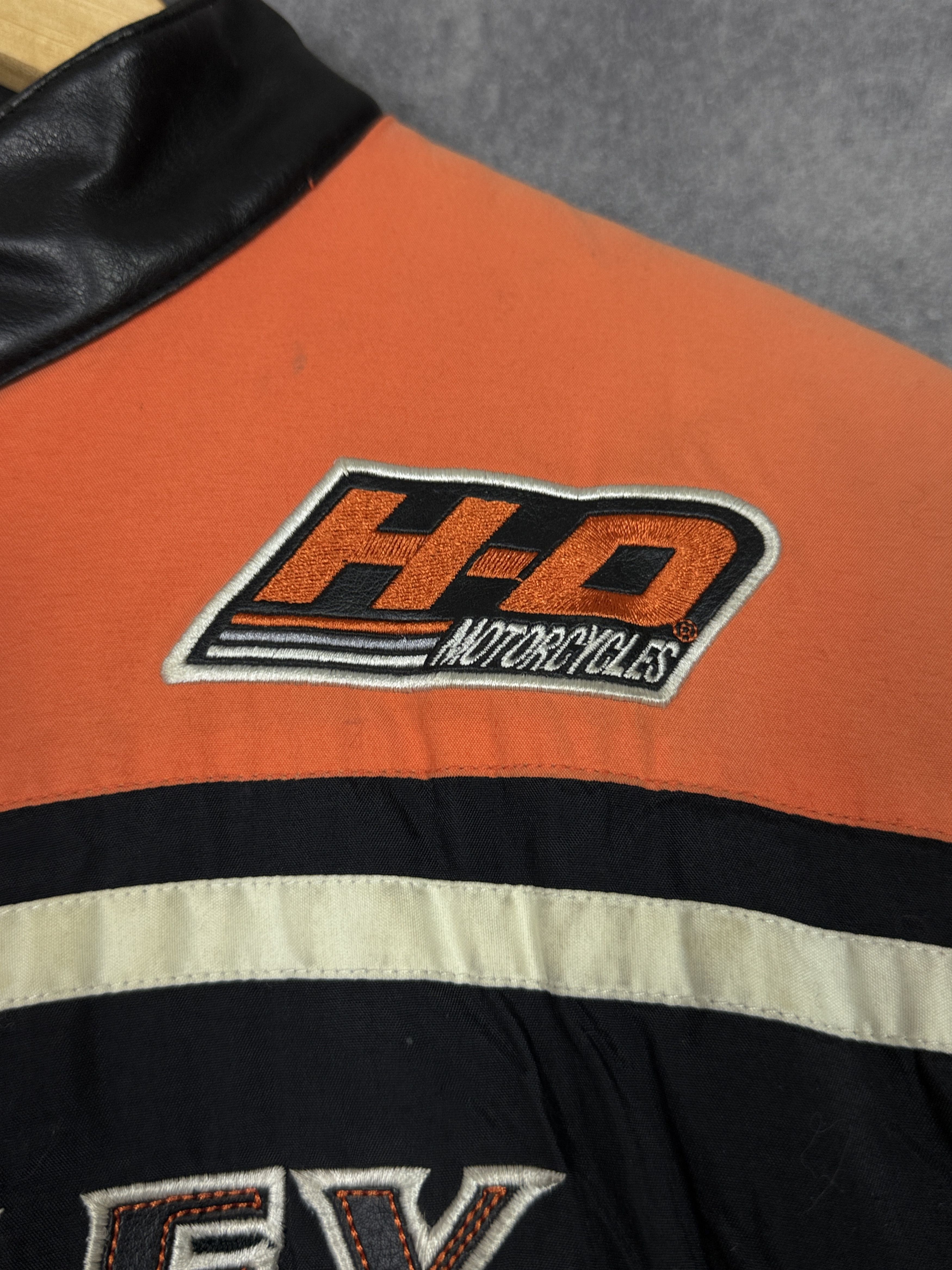 Harley Davidson Harley Davidson Motorcycles leather insulated big logo Size L / US 10 / IT 46 - 3 Thumbnail
