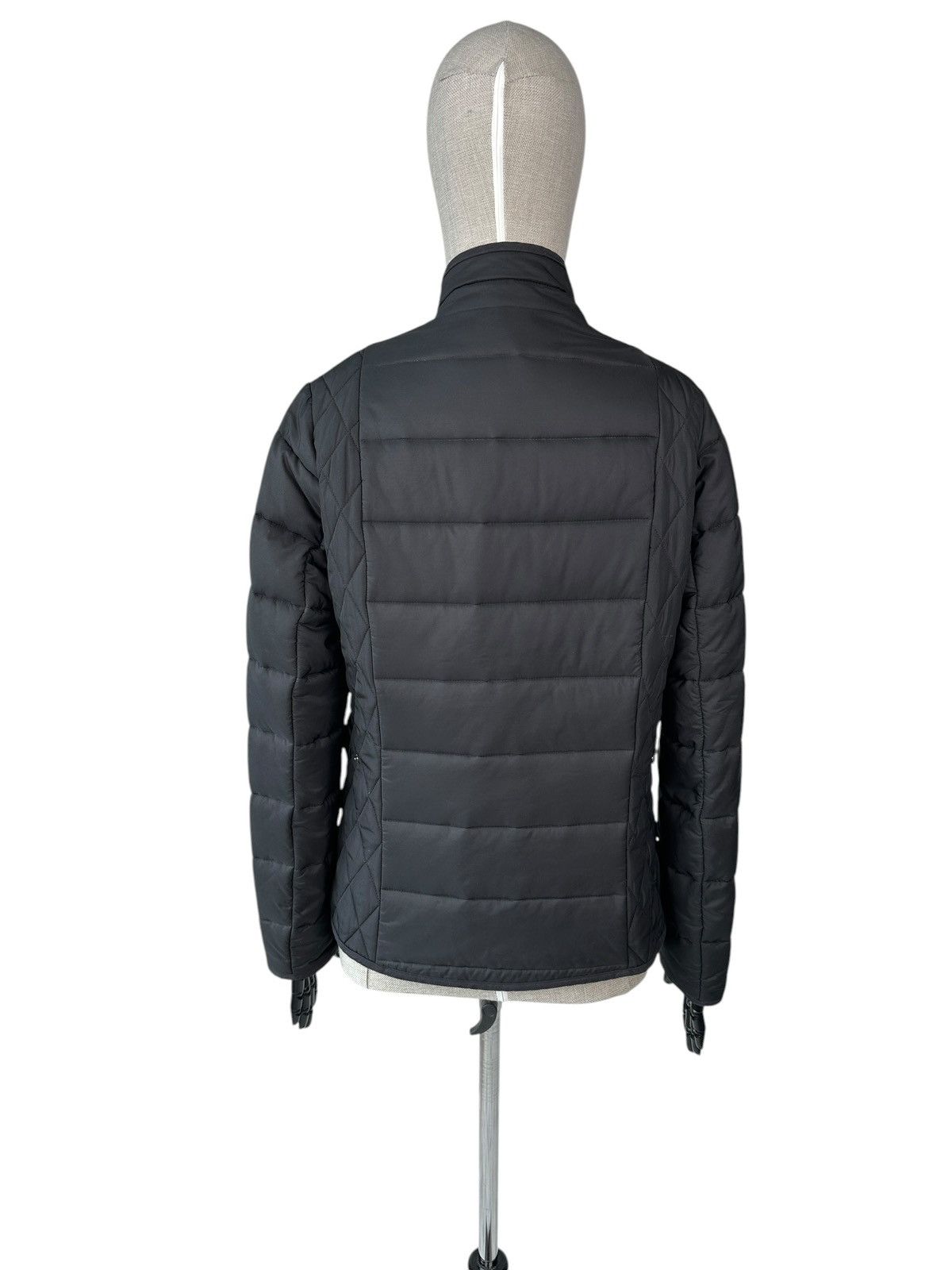 Barbour BARBOUR Straition Quilted Black Women’s Jacket Winter Tartan Size L / US 10 / IT 46 - 2 Thumbnail