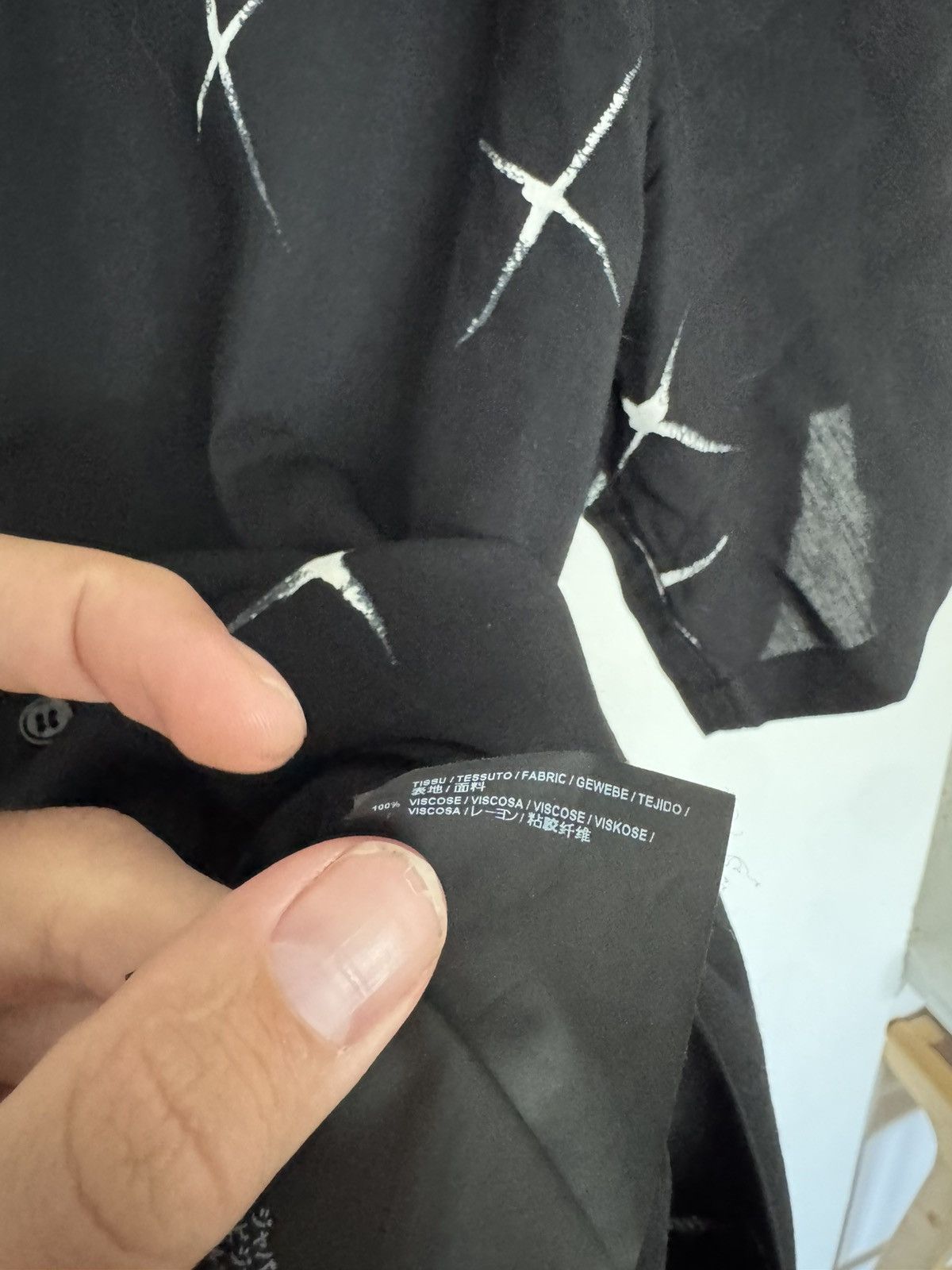 Saint Laurent Paris Shooting stars camp viscose summer shirt Size US M / EU 48-50 / 2 - 5 Thumbnail