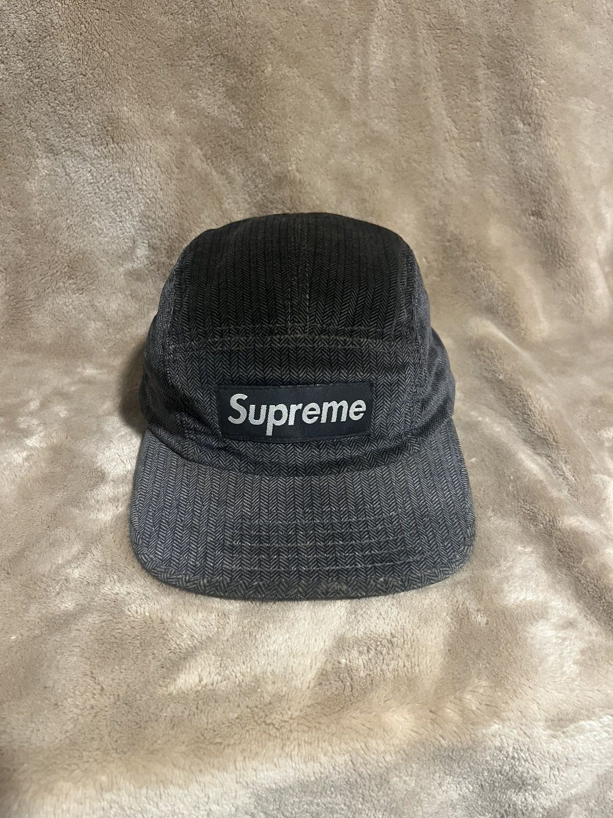 Supreme Vintage Y2K 2000’s made in USA Supreme 5 Panel Felt Cap Size ONE SIZE - 2 Thumbnail