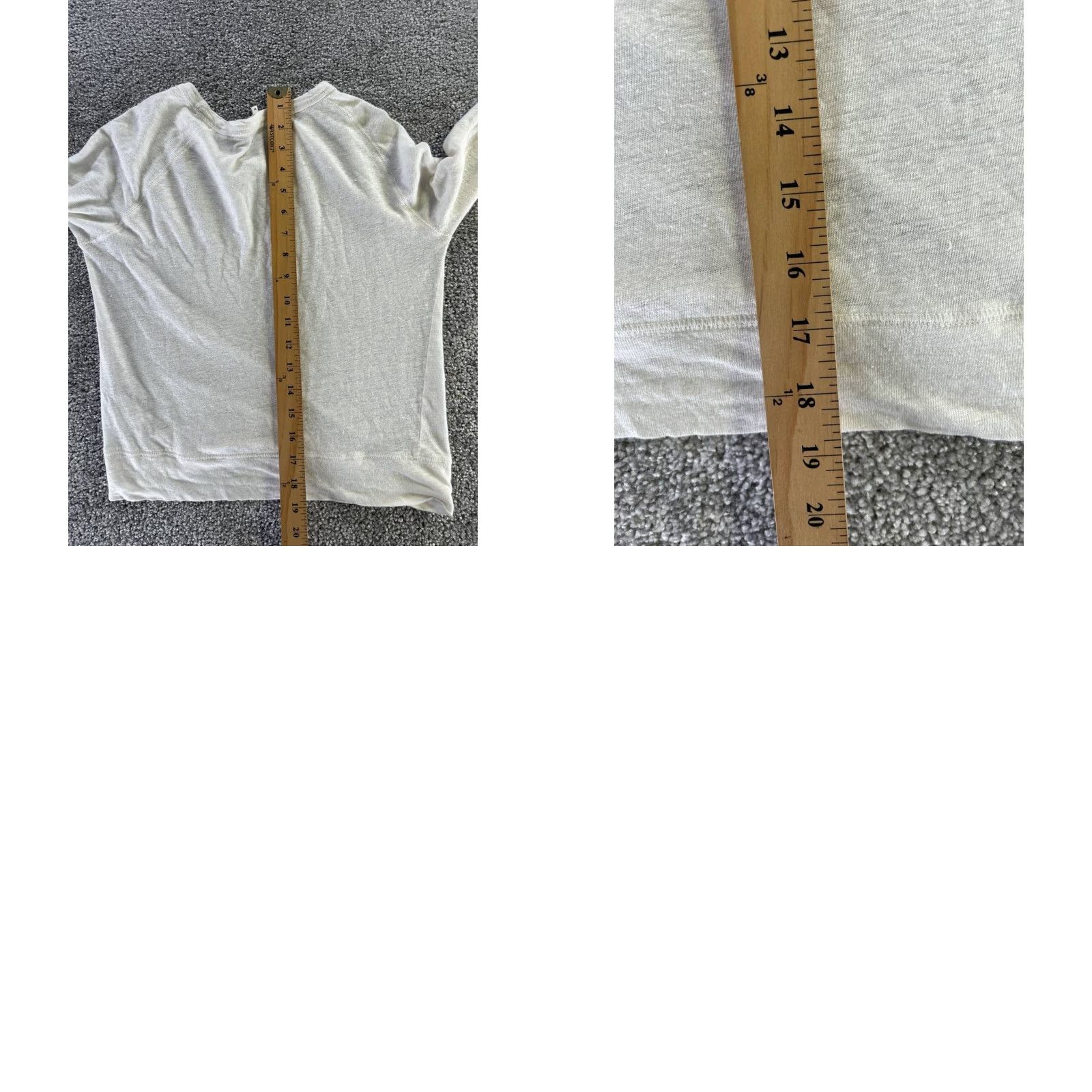Vince Vince Womens XS White Linen Pullover Sweatert Size XS / US 0-2 / IT 36-38 - 8 Thumbnail