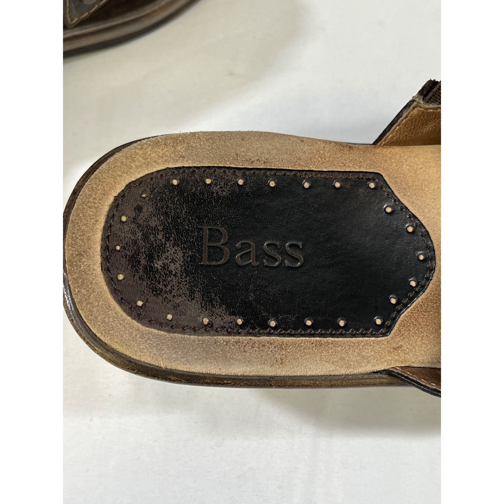 Bass Bass Gabby Womens Brown Leather Mule Shoes Size 8M SKU 6802 Size US 8 / IT 38 - 6 Thumbnail