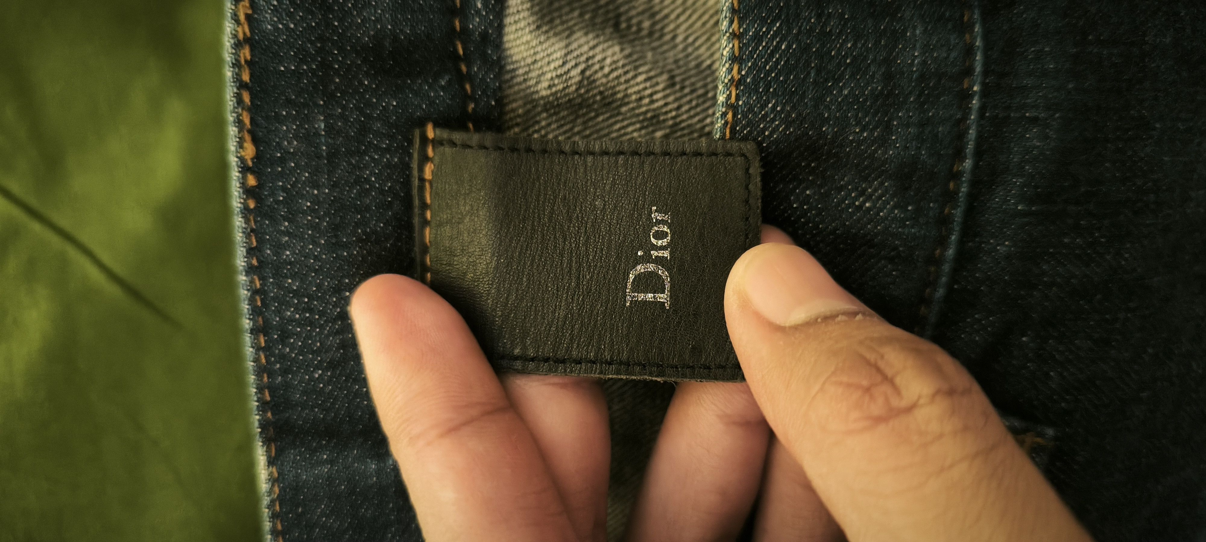 Dior × Hedi Slimane SS04 Dior Vintage Fading Strip Jeans Size US 32 / EU 48 - 8 Thumbnail