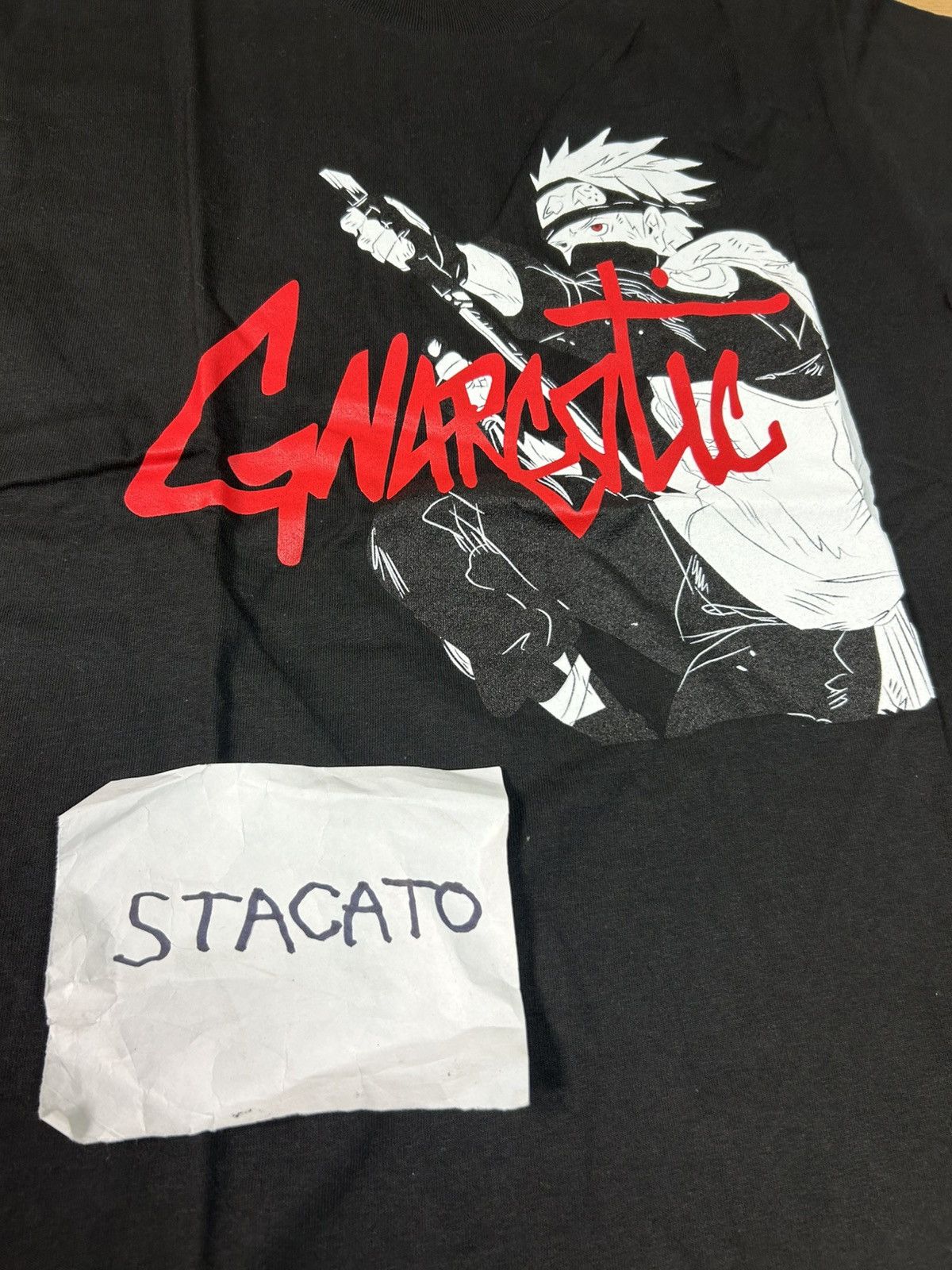 Gnarcotic × Japanese Brand Gnarcotic Lil Gnar Naruto Kakashi Tee Black/Red Size US S / EU 44-46 / 1 - 3 Thumbnail