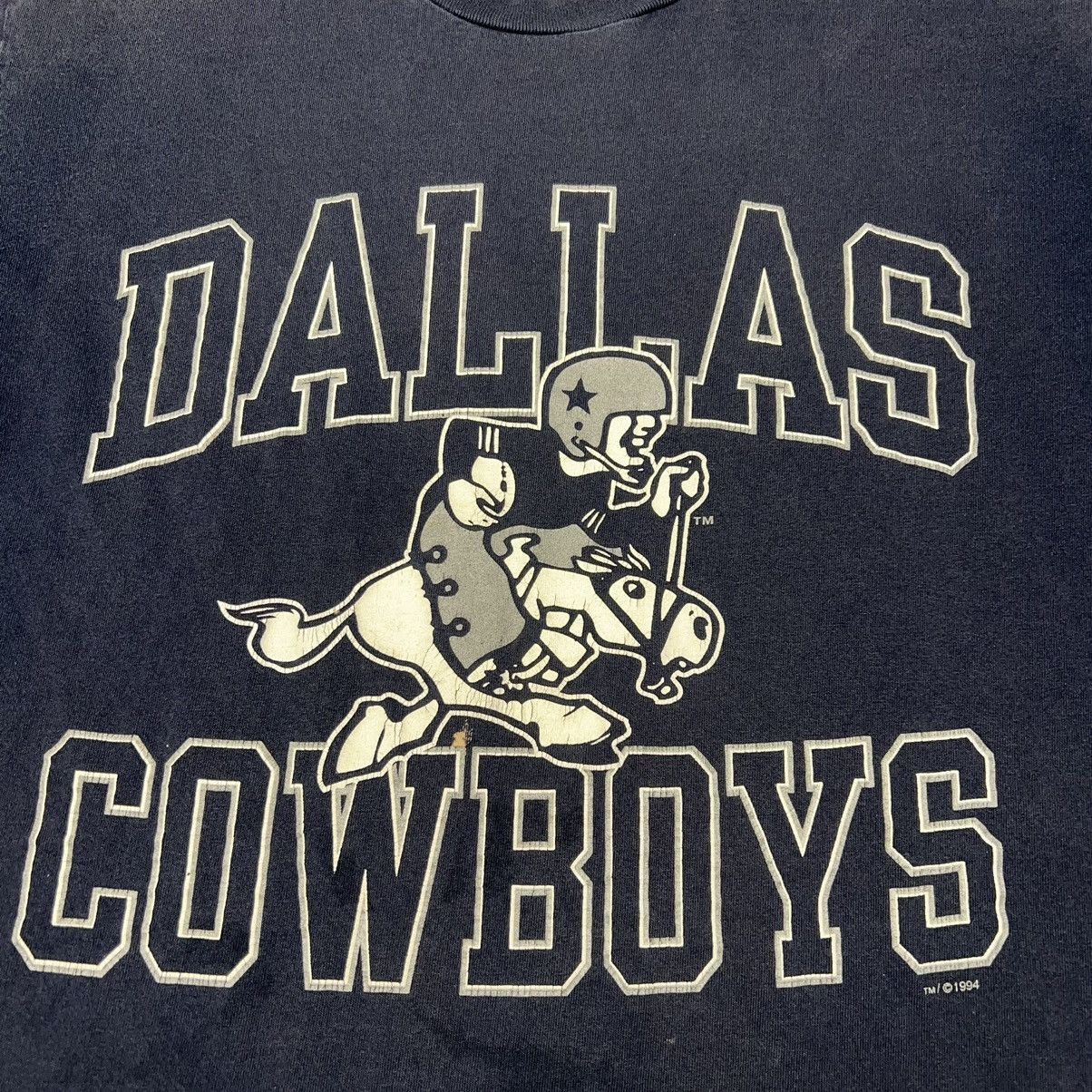 Champion × Vintage Dallas Cowboys Tee Shirt Blue Champion 1994 Single Stitch Size US L / EU 52-54 / 3 - 5 Thumbnail