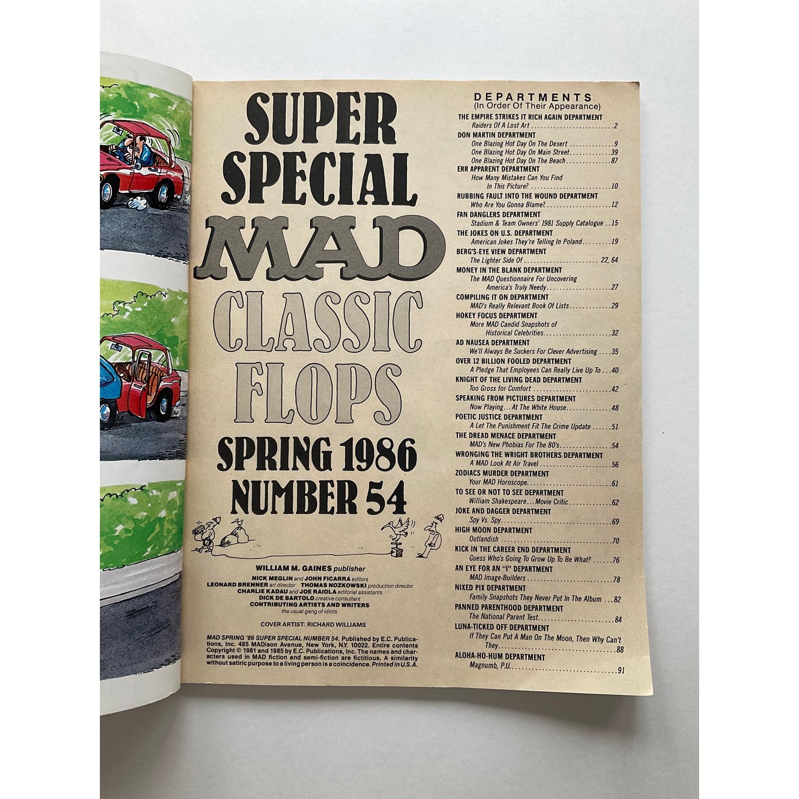 Other Mad Magazine super Special Spring 1986 Vintage Classic Flops Size ONE SIZE - 3 Thumbnail