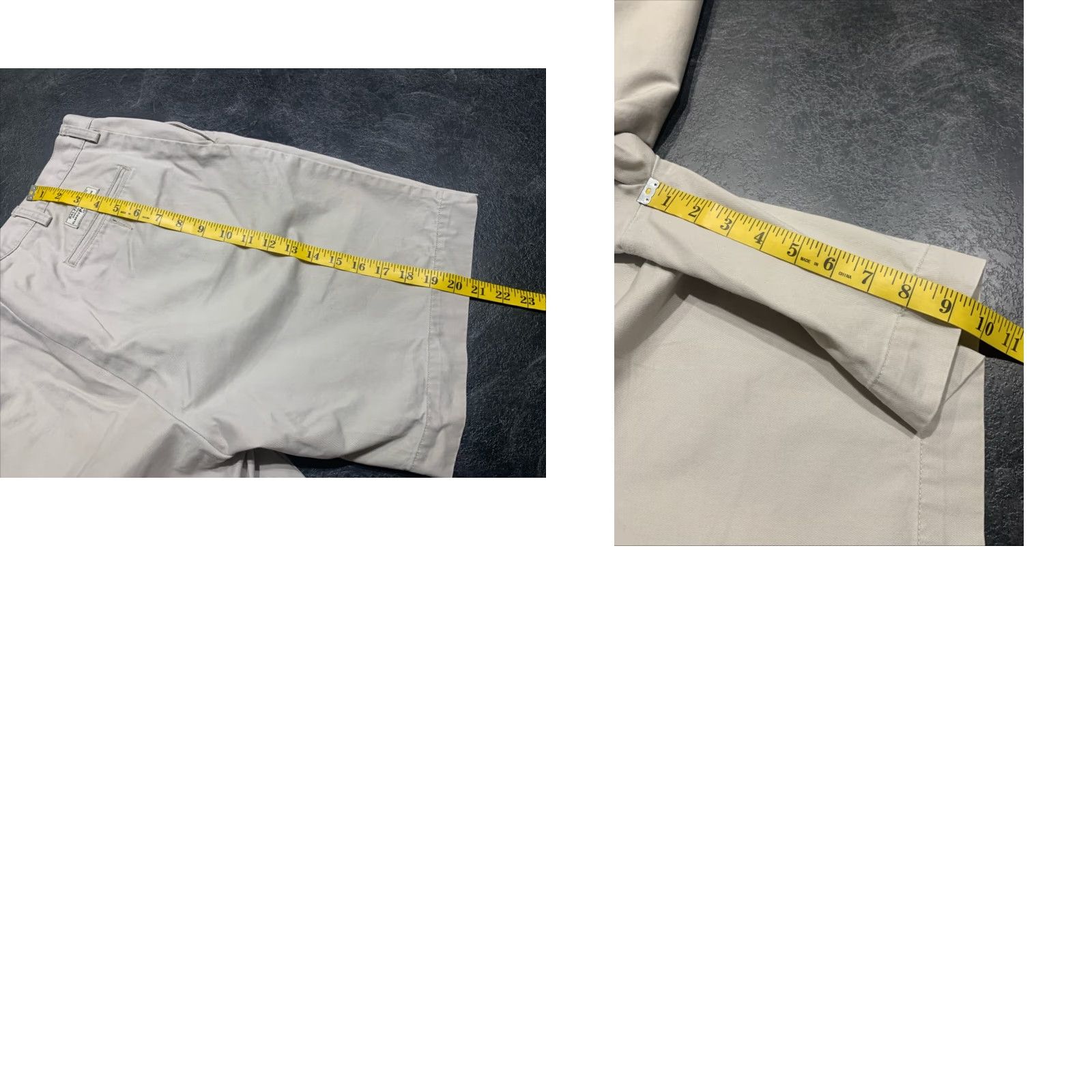 Polo Ralph Lauren VINTAGE Polo Ralph Lauren Men’s Flat Front Chino Pants 35 Beige Khaki Shorts Size US S / EU 44-46 / 1 - 8 Thumbnail
