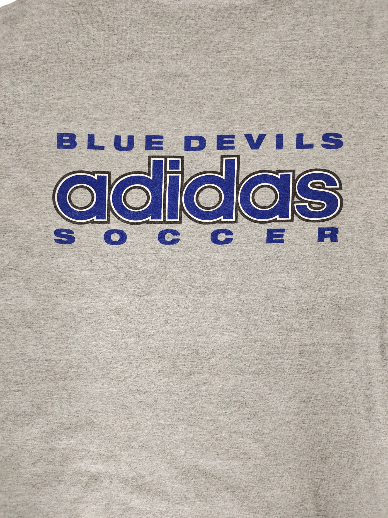 Adidas Vintage 90s Adidas Blue Devils Soccer Team T-Shirt Size US L / EU 52-54 / 3 - 3 Thumbnail