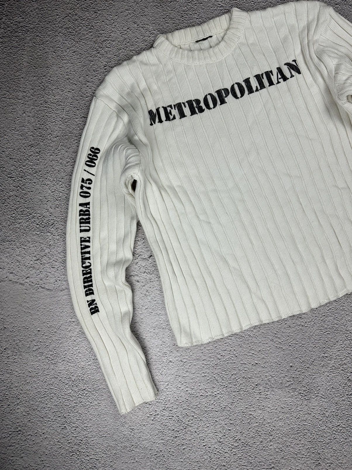 Other Vintage Diesel Style Knitwear Y2K Striped Opium SK8 Logo Size US S / EU 44-46 / 1 - 4 Thumbnail