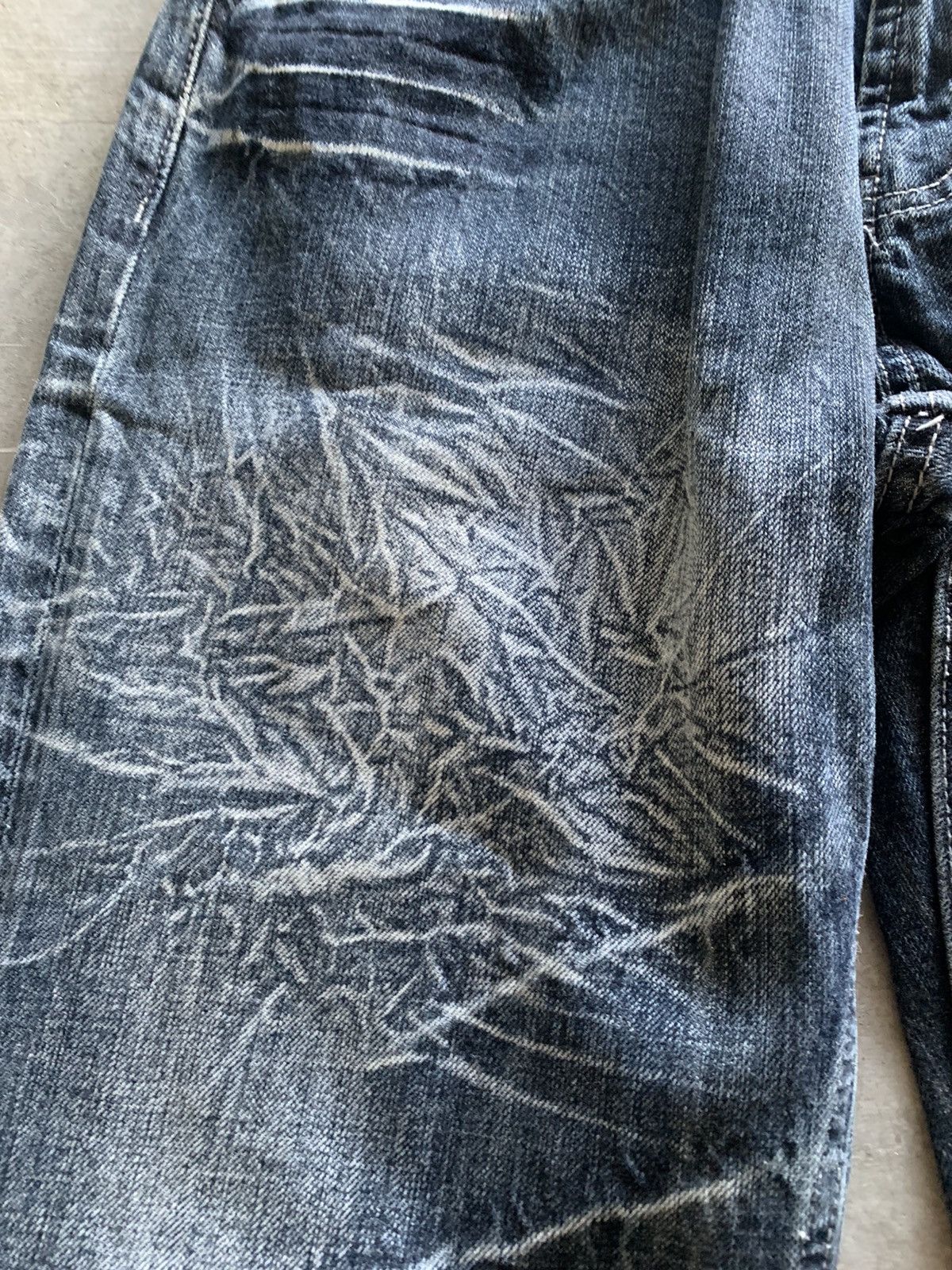 Japanese Brand FLARE SORRIDERE SICK WHISKERED WASHED JAPANESE GRUNGE Size US 33 - 10 Thumbnail
