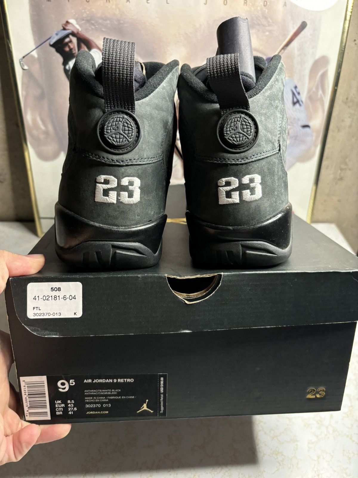 Jordan Brand Jordan Retro 9 ‘anthracite’ Size US 9.5 / EU 42-43 - 7 Thumbnail