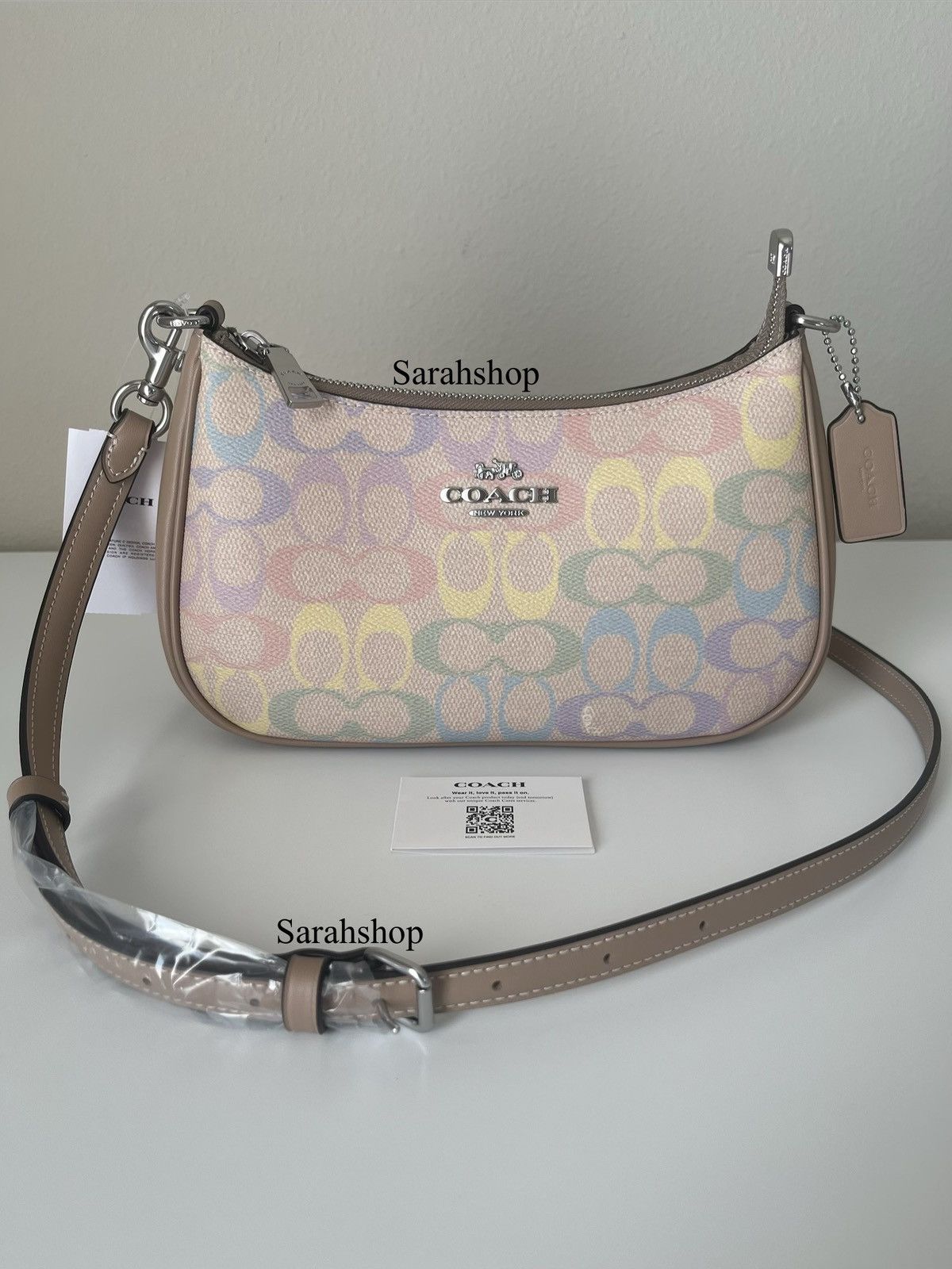 Coach Coach Teri Shoulder Bag In Rainbow Signature Canvas Size ONE SIZE - 2 Thumbnail