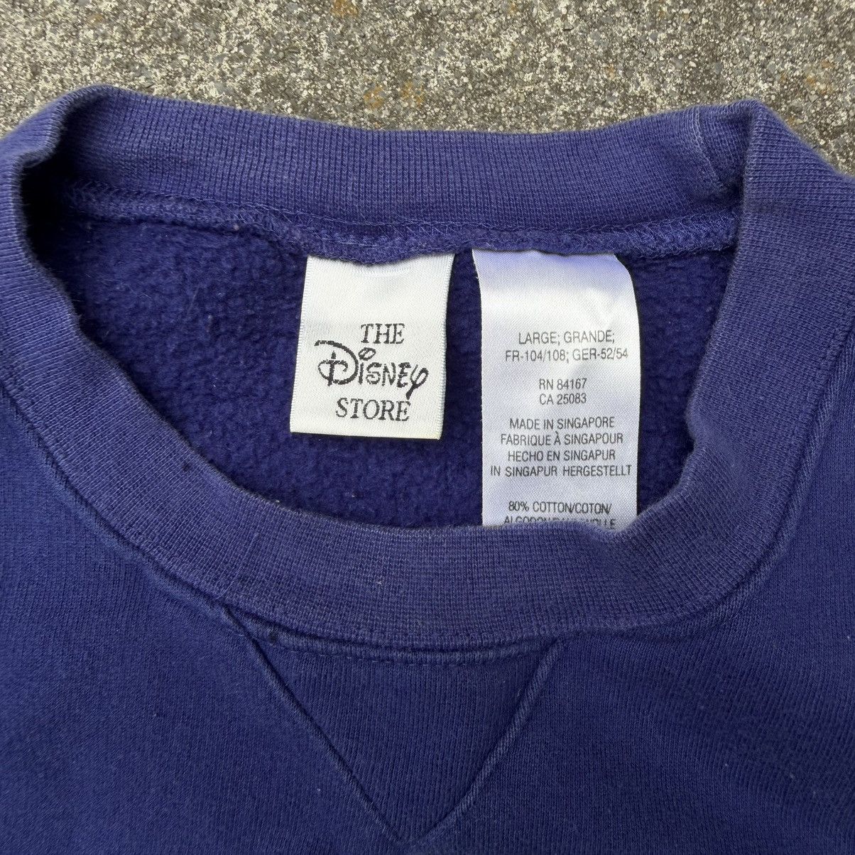 Disney Disney Mickey Mouse blue sweatshirt large Size US L / EU 52-54 / 3 - 2 Thumbnail