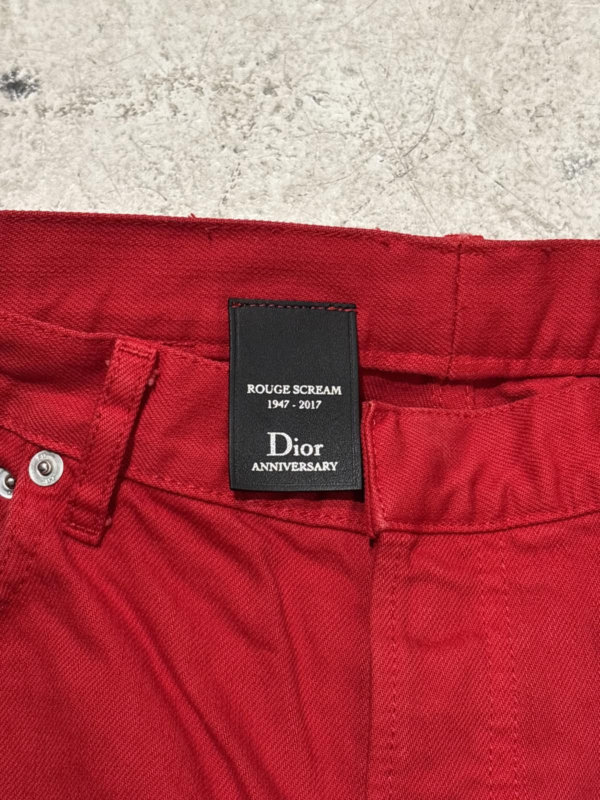 Dior Dior Homme Red Stitch Denim Size US 33 - 5 Thumbnail