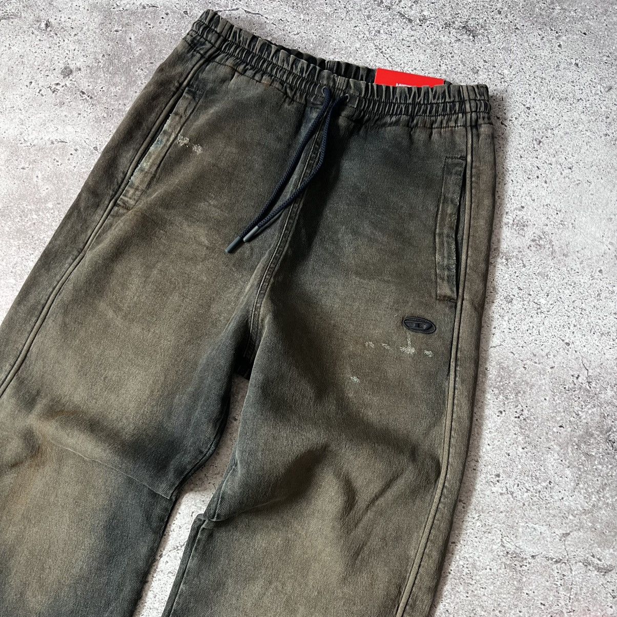 Diesel Diesel D-MARTIANS TRACK Sweat Jeans Dirty Wash Size S Size US 31 - 3 Thumbnail