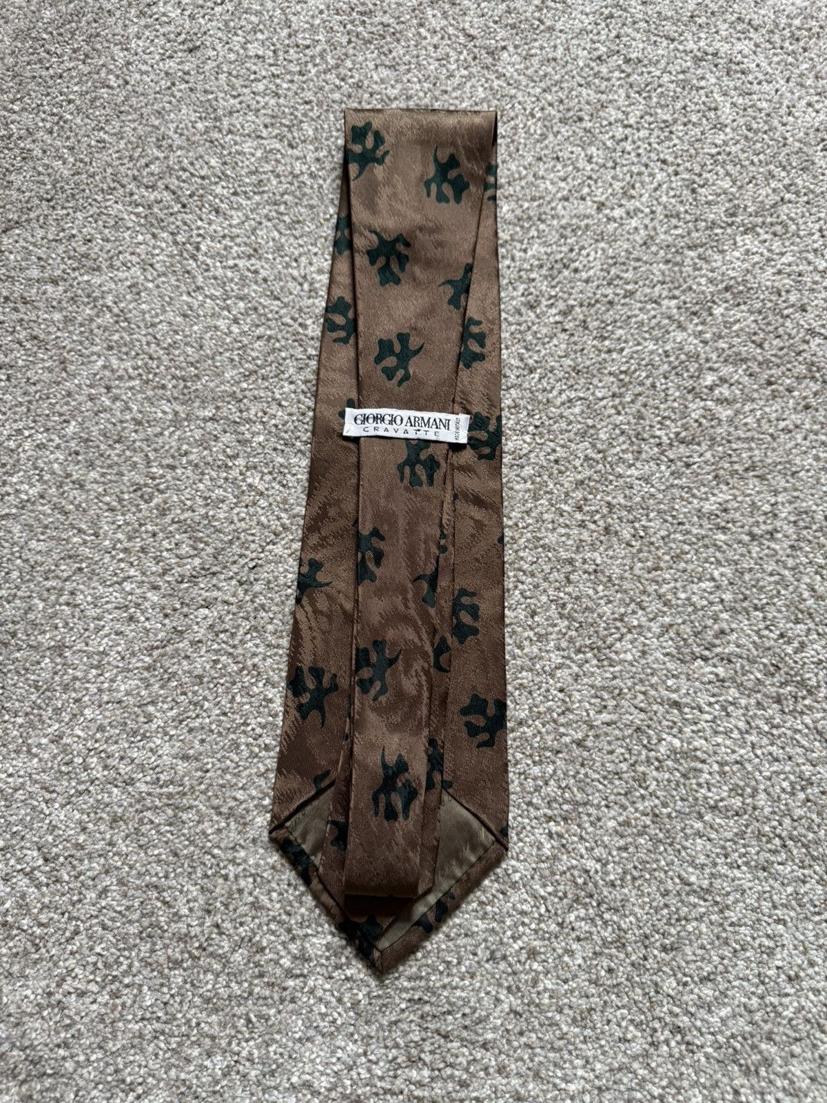 Giorgio Armani Giorgio Armani Cravatte Pure Silk Necktie Size ONE SIZE - 3 Thumbnail